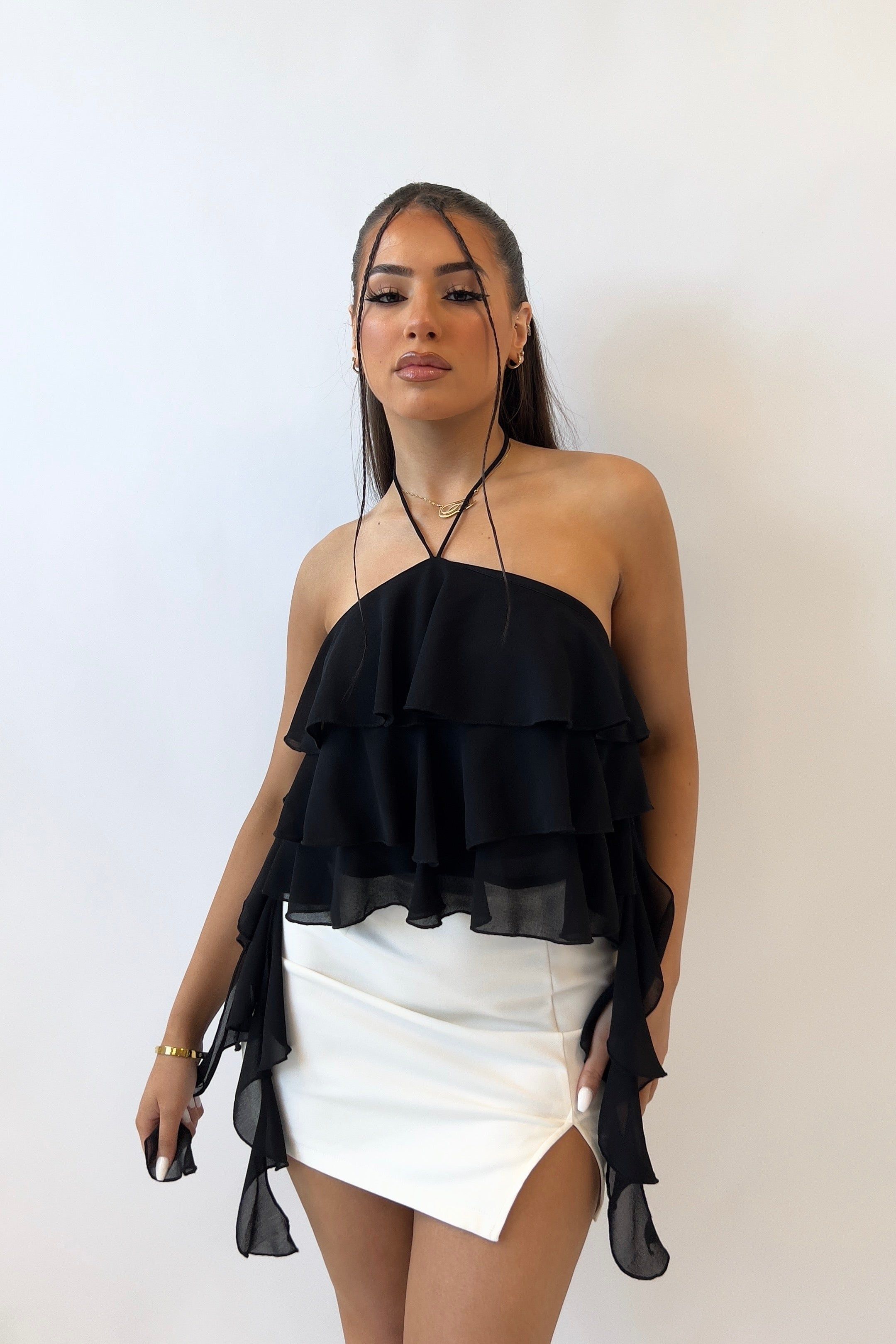 Adelia Top - Black sold by Kameli Boutique