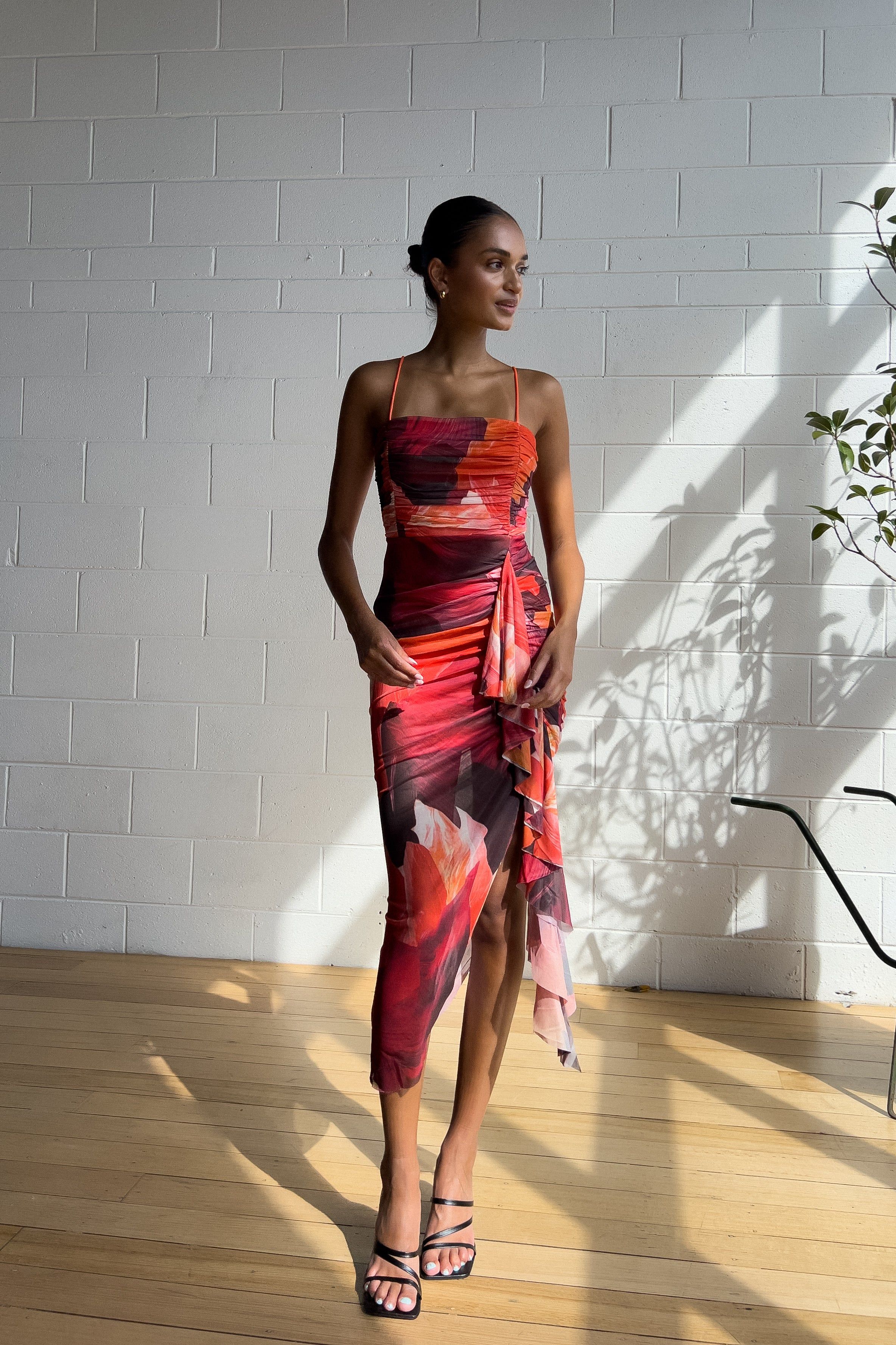 Dawn Floral Midi Dress sold by Kameli Boutique product image thumbnail 5