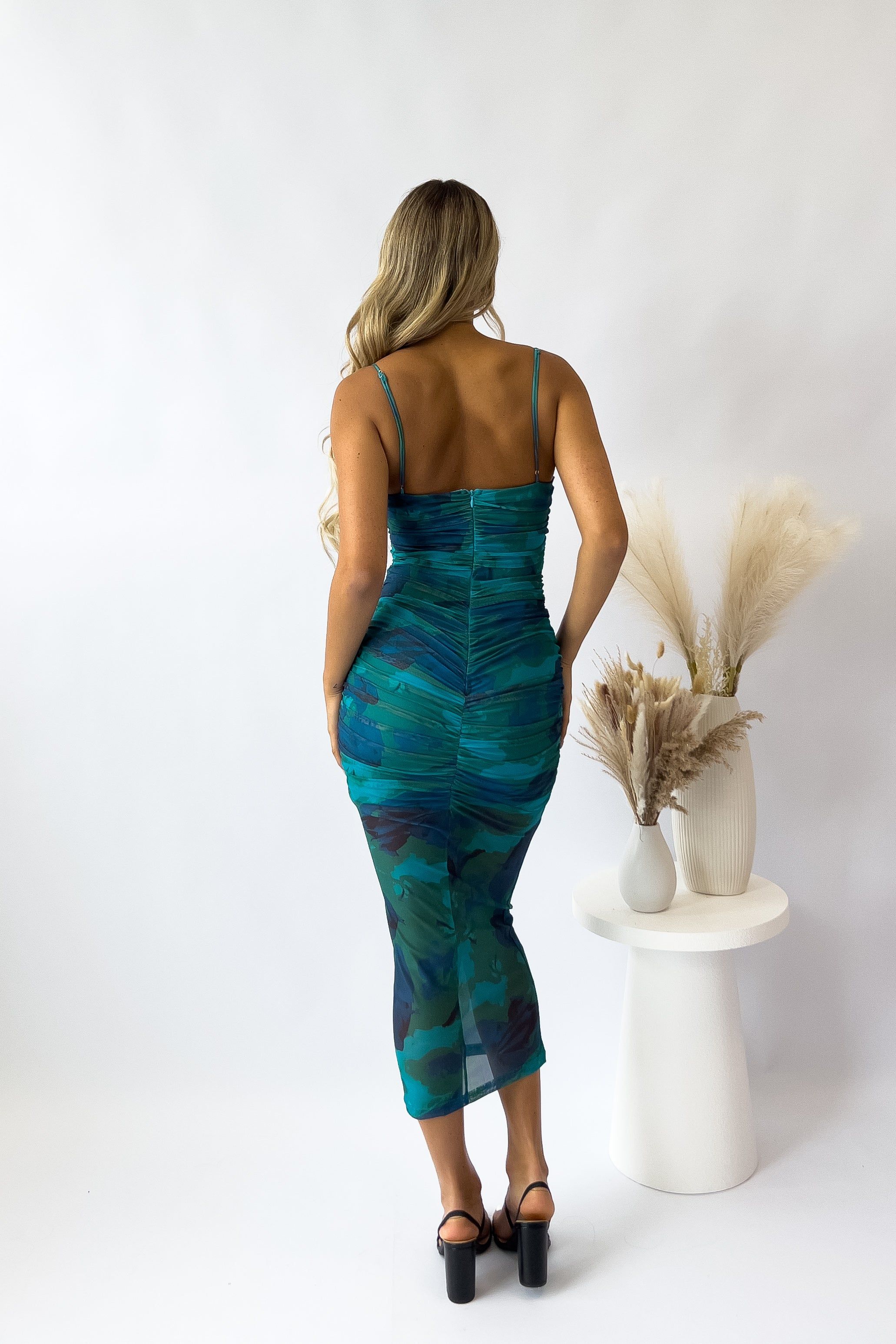 Mia Midi Dress - Green sold by Kameli Boutique product image thumbnail 4