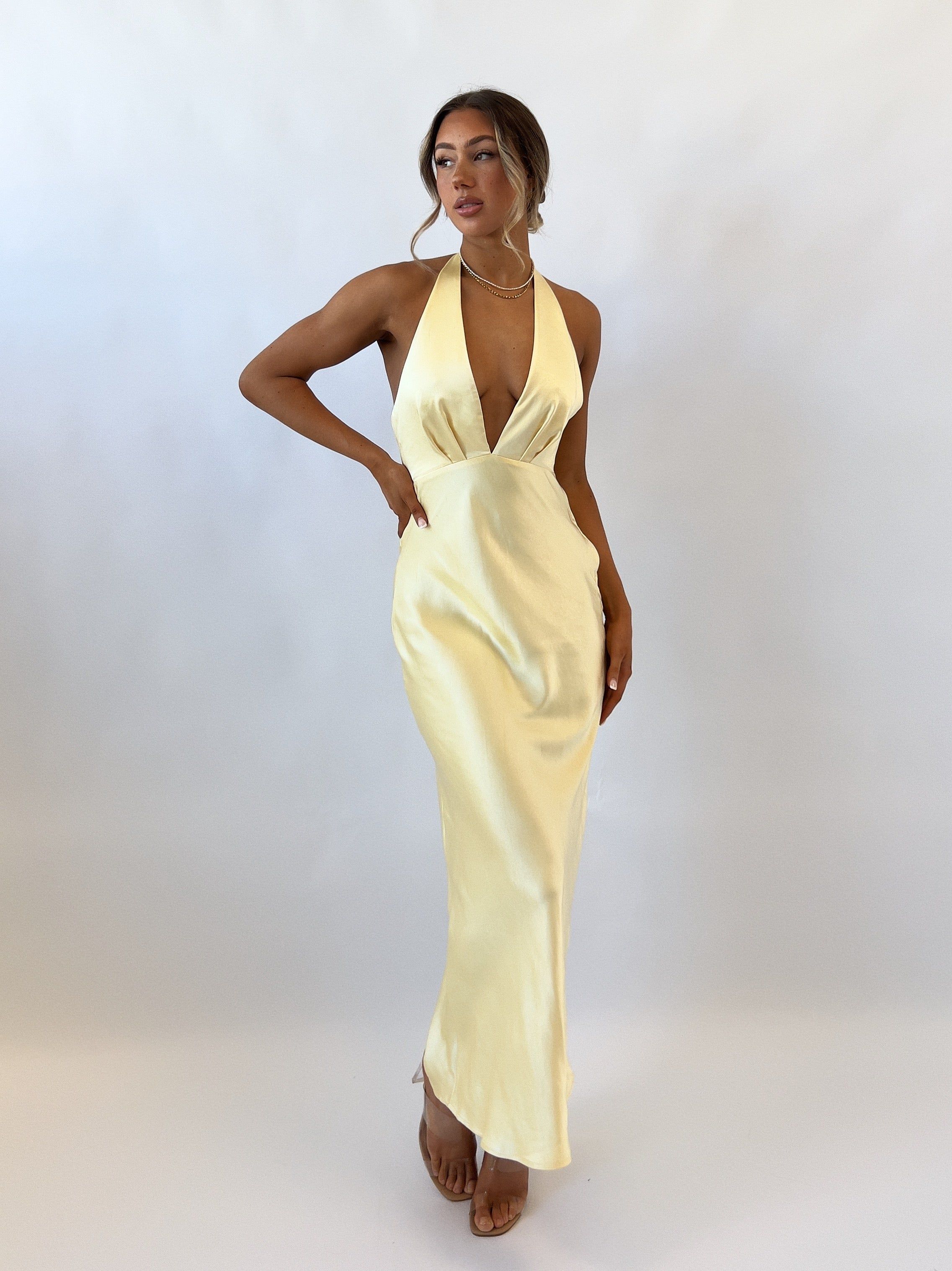 Jessalyn Maxi Dress - Yellow sold by Kameli Boutique product image thumbnail 4