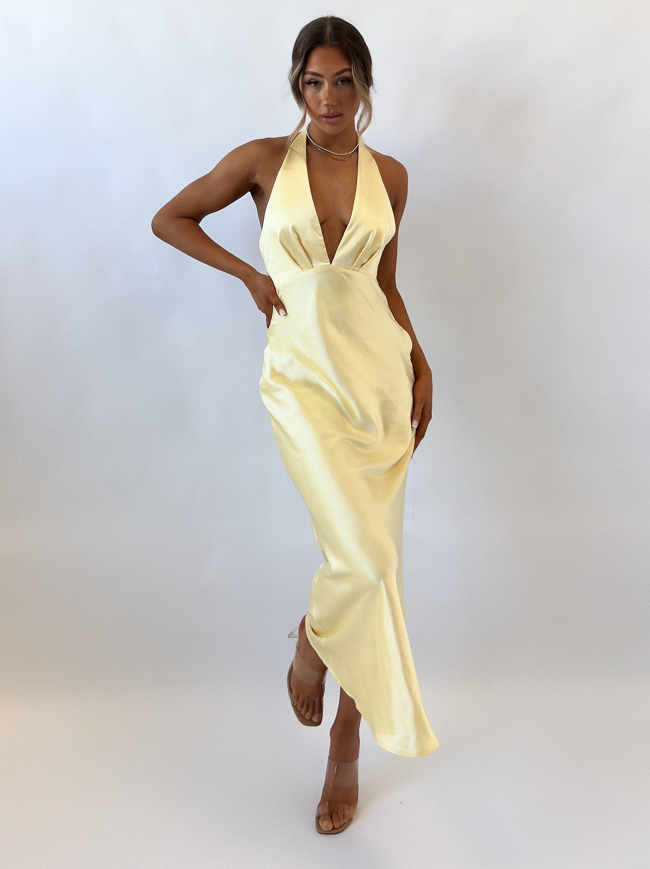 Jessalyn Maxi Dress - Yellow sold by Kameli Boutique product image thumbnail 3