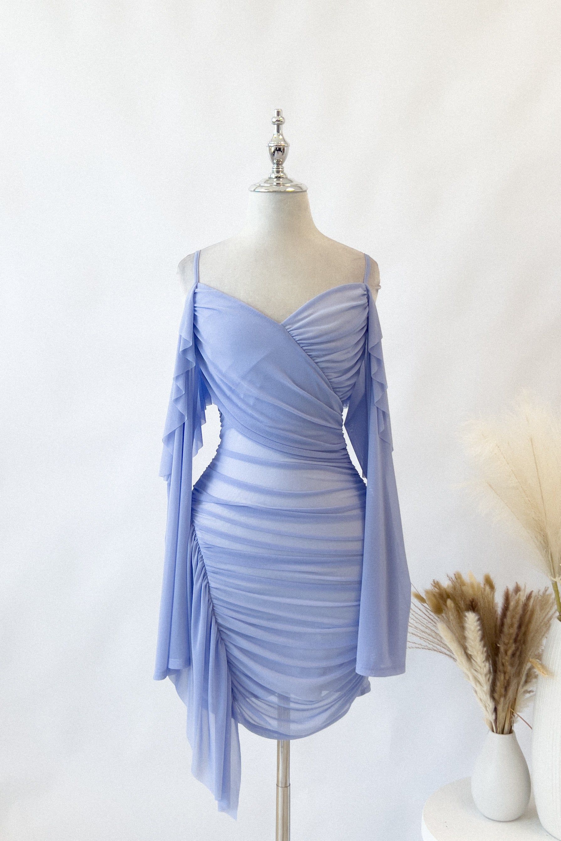 Elizabeth Mini Dress - Cornflower Blue sold by Kameli Boutique product image thumbnail 2