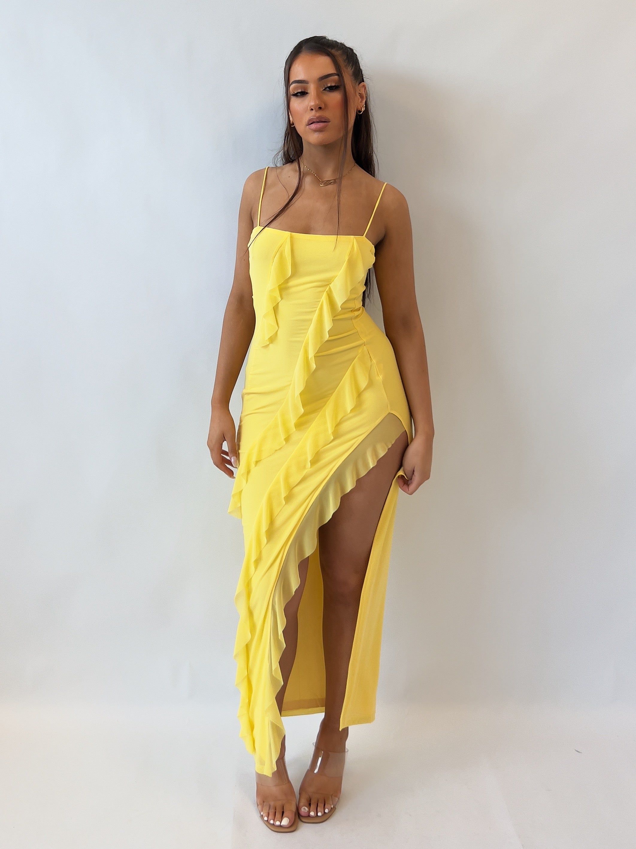 Taiya Midi Dress - Yellow sold by Kameli Boutique product image thumbnail 3