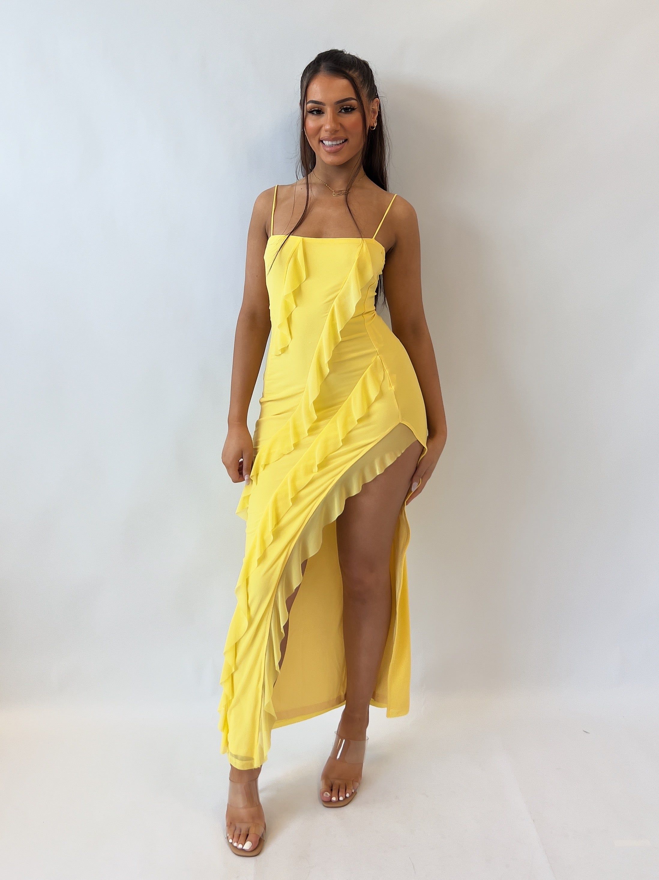 Taiya Midi Dress - Yellow sold by Kameli Boutique product image thumbnail 4
