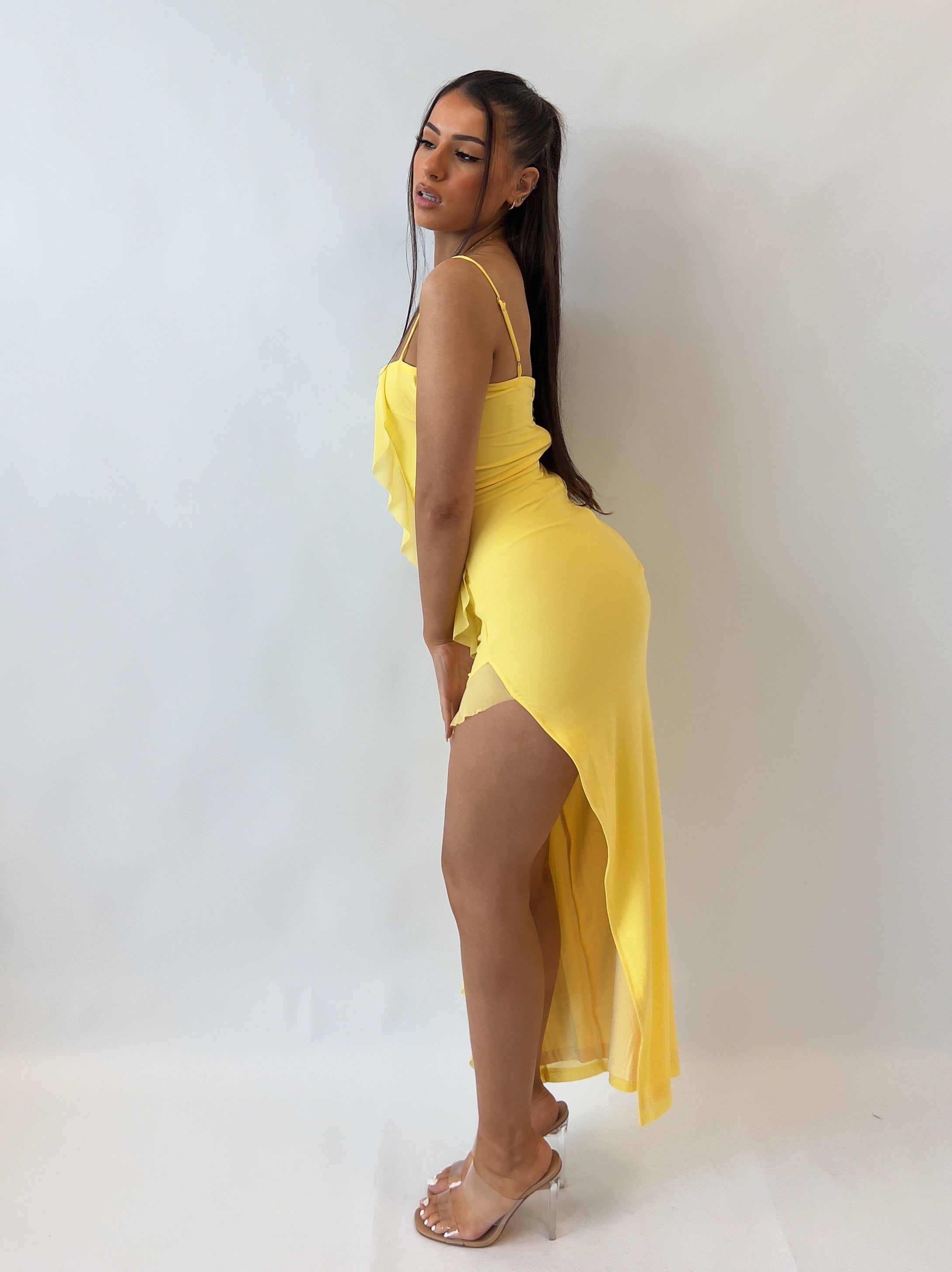 Taiya Midi Dress - Yellow sold by Kameli Boutique product image thumbnail 5