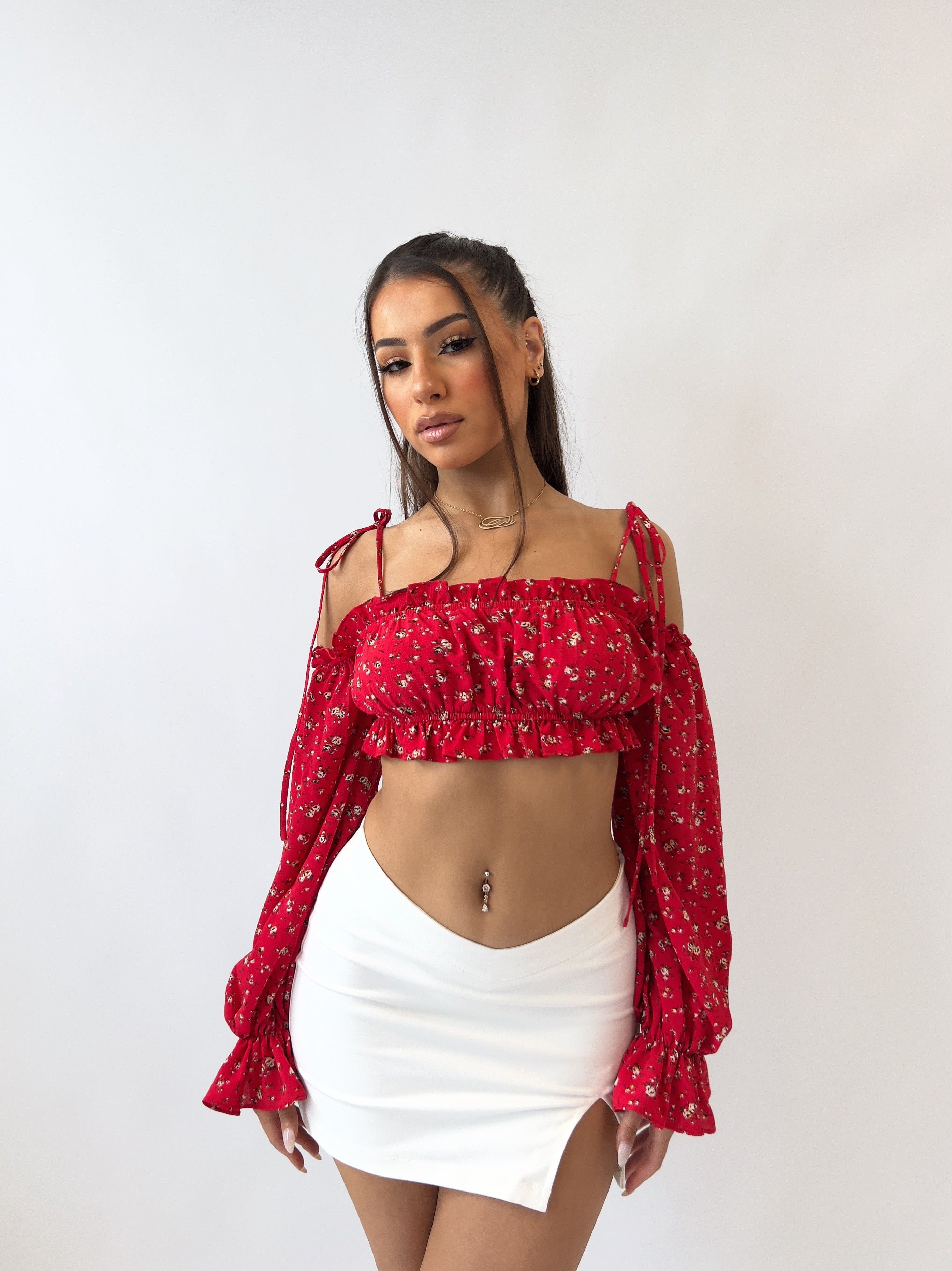 Kesie Mini Skirt - White sold by Kameli Boutique product image thumbnail 4