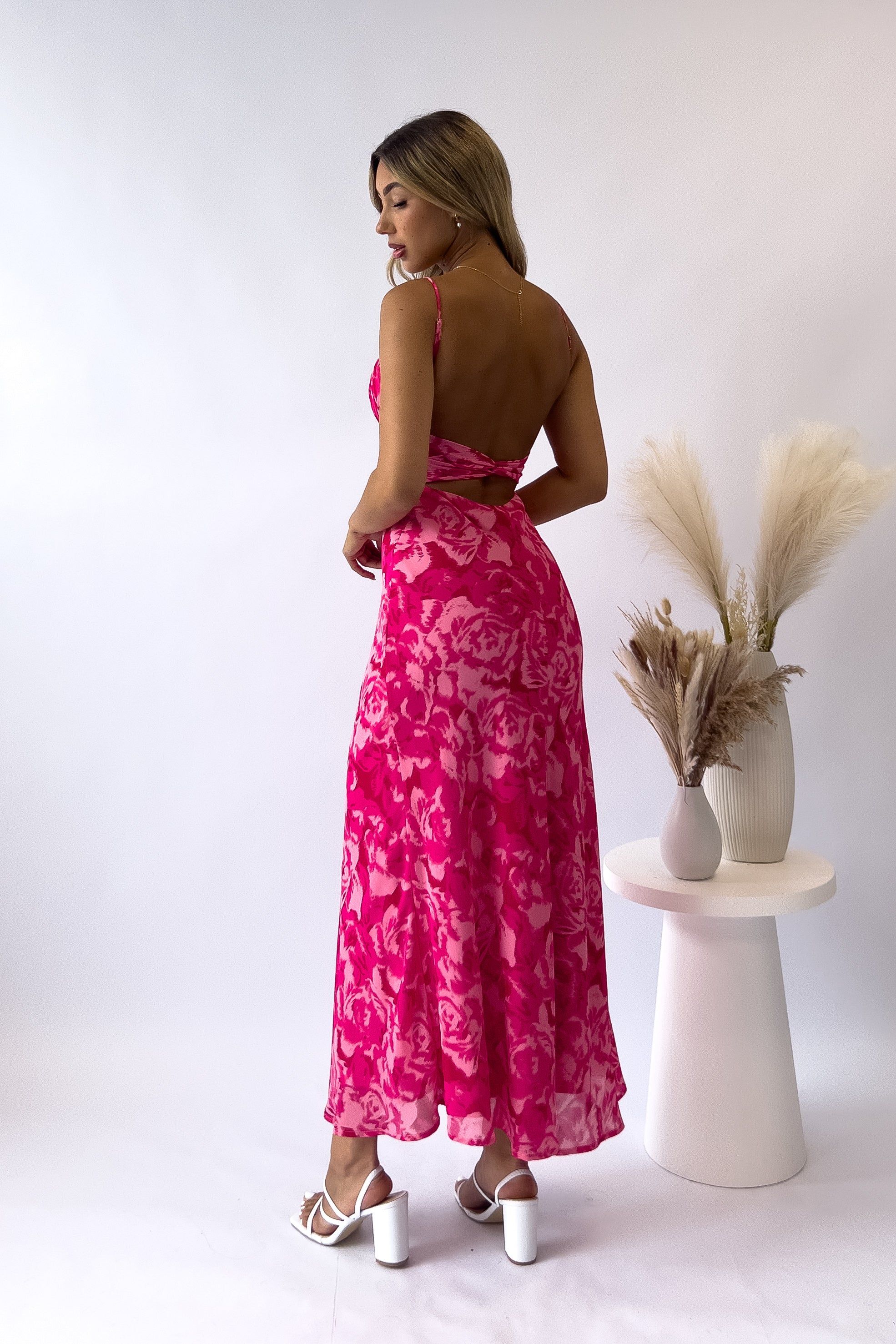 Mia Floral Midi Dress sold by Kameli Boutique product image thumbnail 5