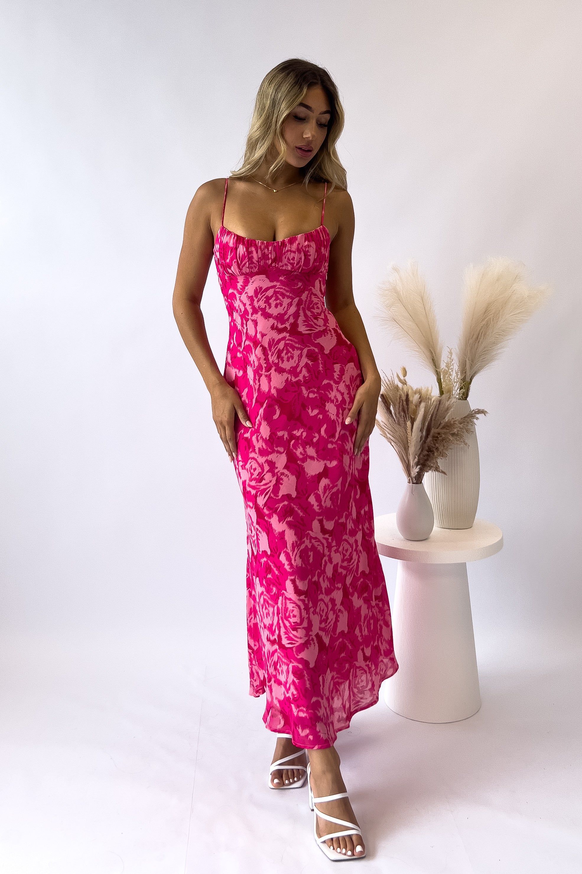 Mia Floral Midi Dress sold by Kameli Boutique product image thumbnail 3