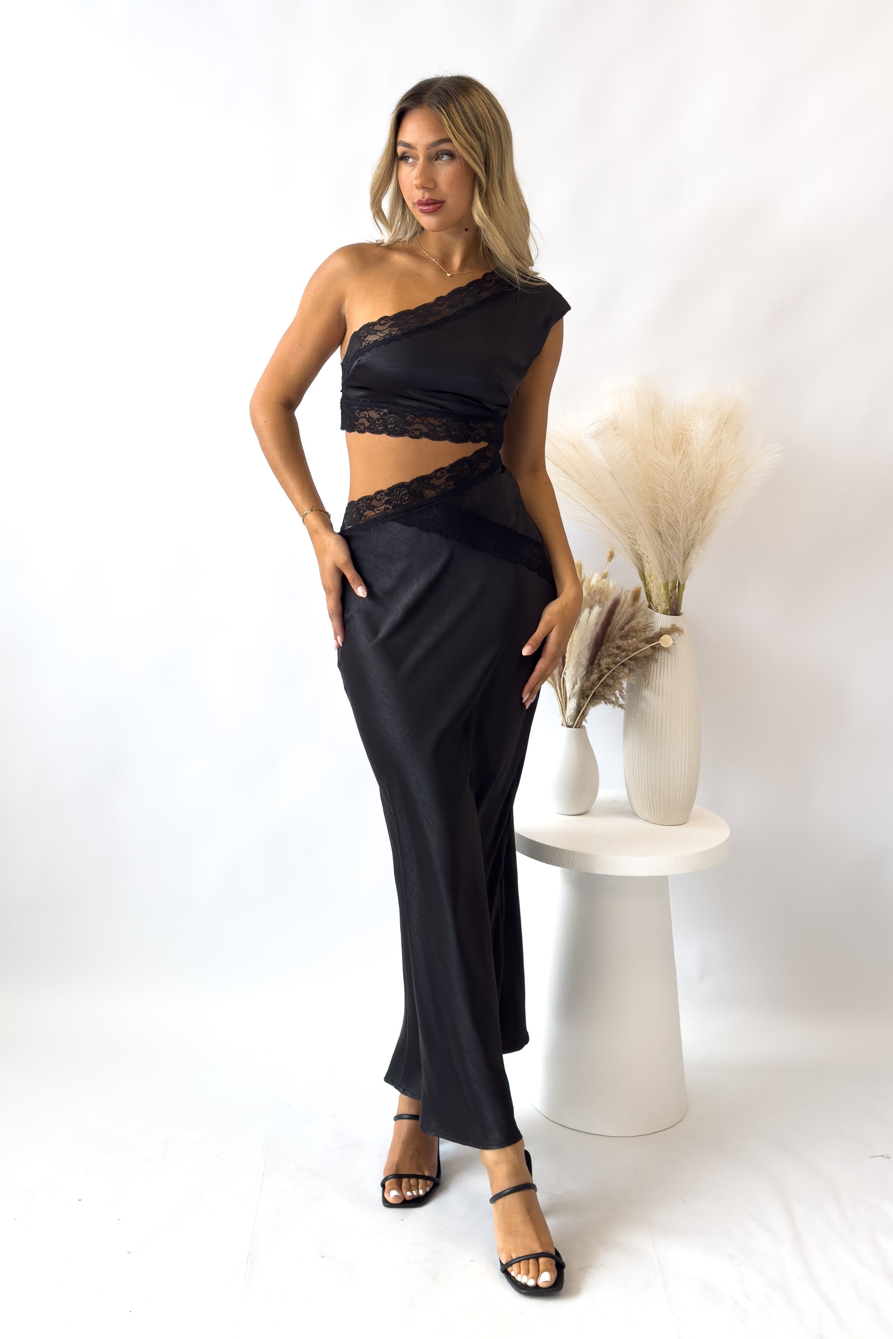 Evelyn Maxi Dress - Black sold by Kameli Boutique product image thumbnail 3