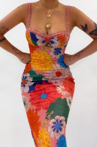 Cassandra Floral Maxi Dress sold by Kameli Boutique