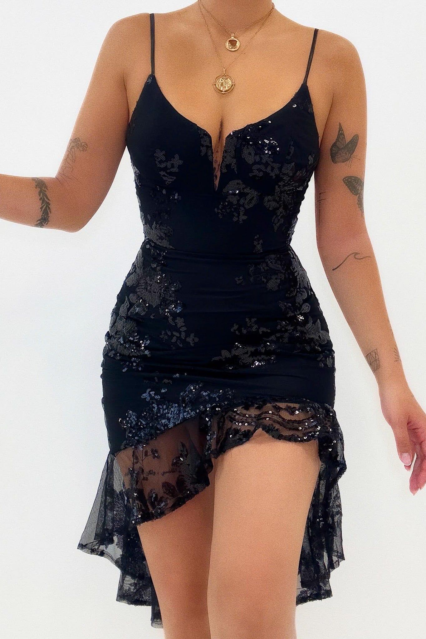 Esme Midi Dress - Black sold by Kameli Boutique