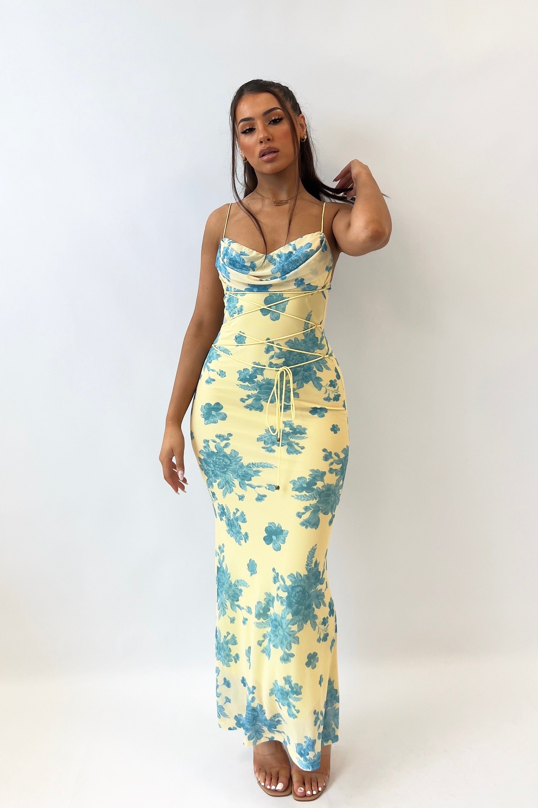 Blossom Maxi Dress - Yellow sold by Kameli Boutique product image thumbnail 2