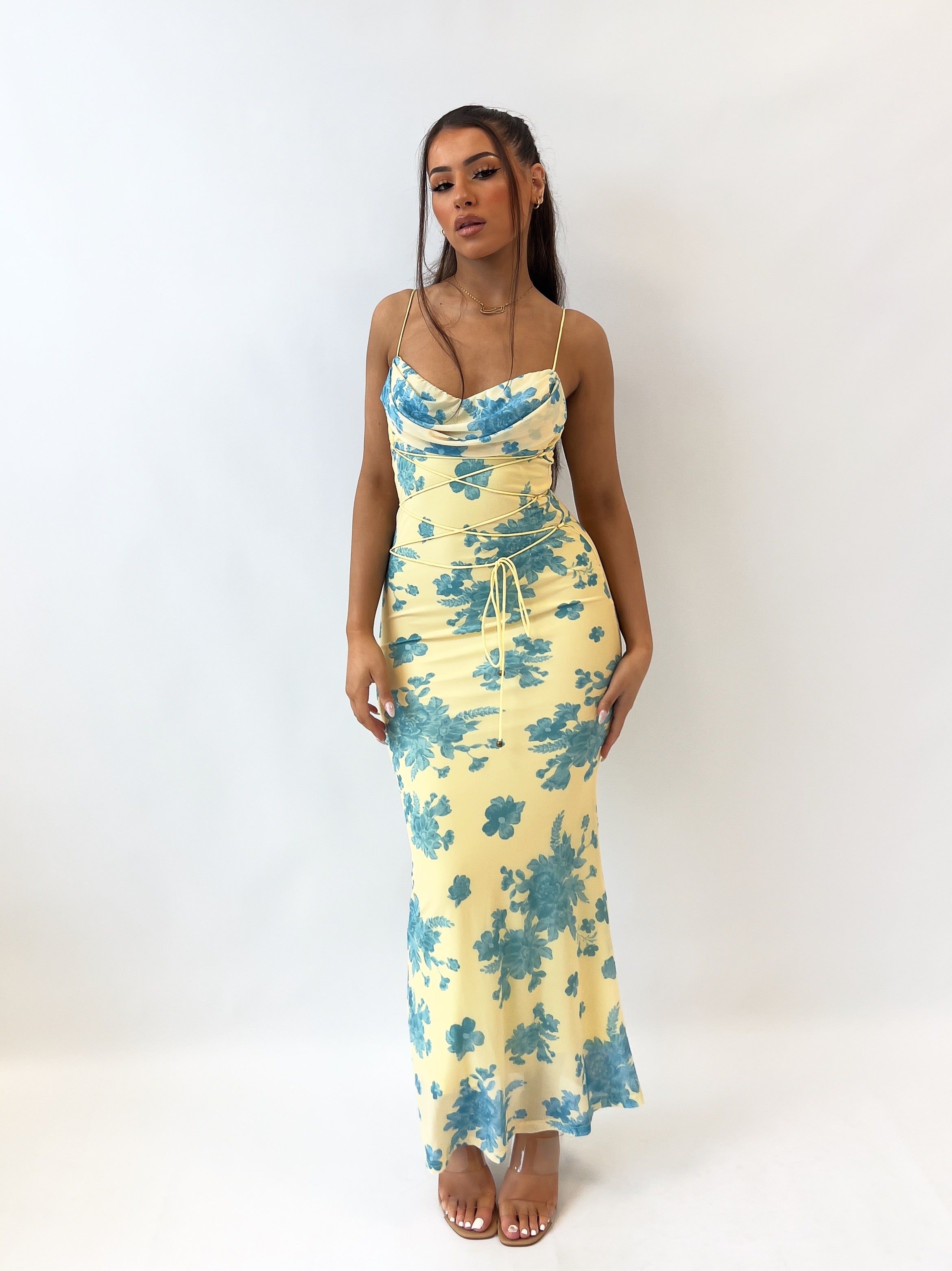 Blossom Maxi Dress - Yellow sold by Kameli Boutique product image thumbnail 3