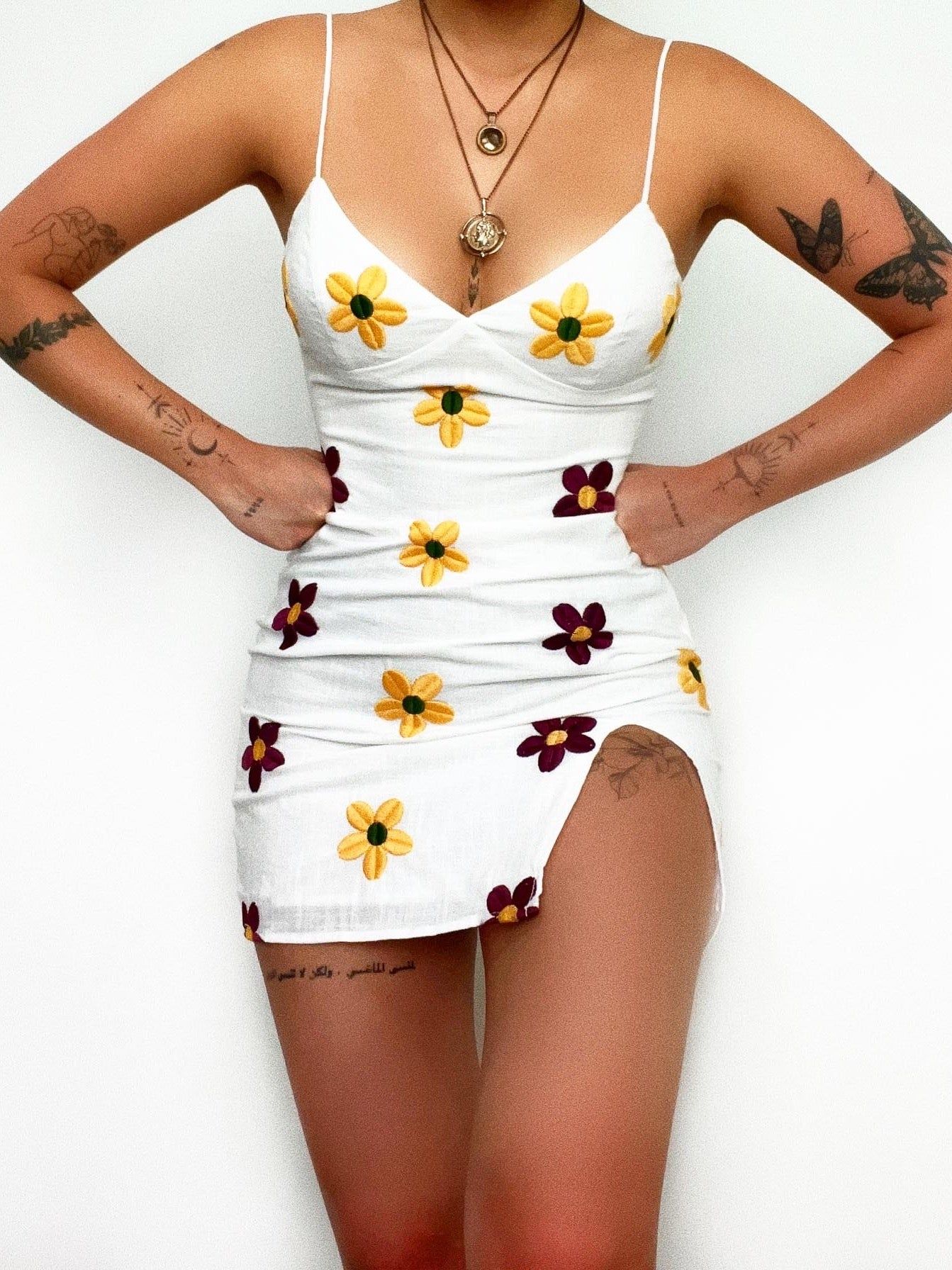 Leilani Floral Mini Dress sold by Kameli Boutique product image thumbnail 3