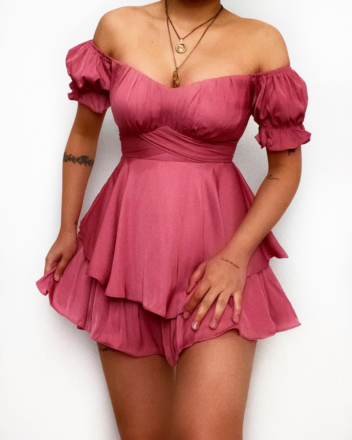 Auffie Playsuit - Rose sold by Kameli Boutique product image thumbnail 4