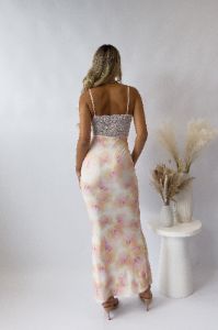 Denzel Floral Maxi Dress sold by Kameli Boutique