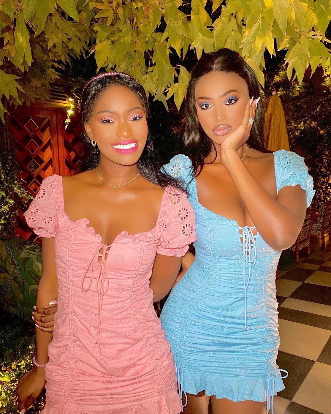 Amelia Floral Mini Dress - Blue sold by Kameli Boutique product image thumbnail 5