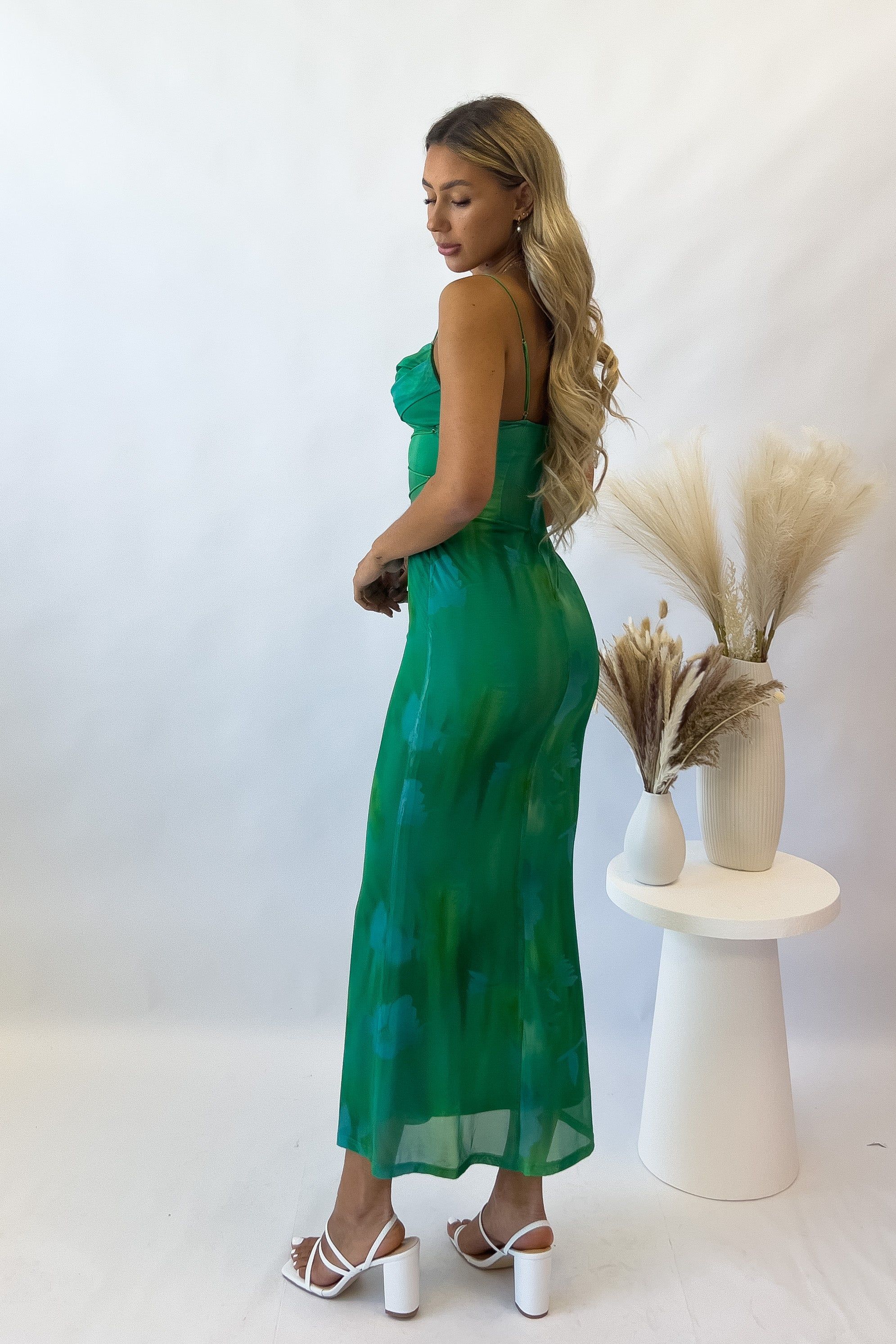 Alessia Maxi Dress - Green sold by Kameli Boutique product image thumbnail 4