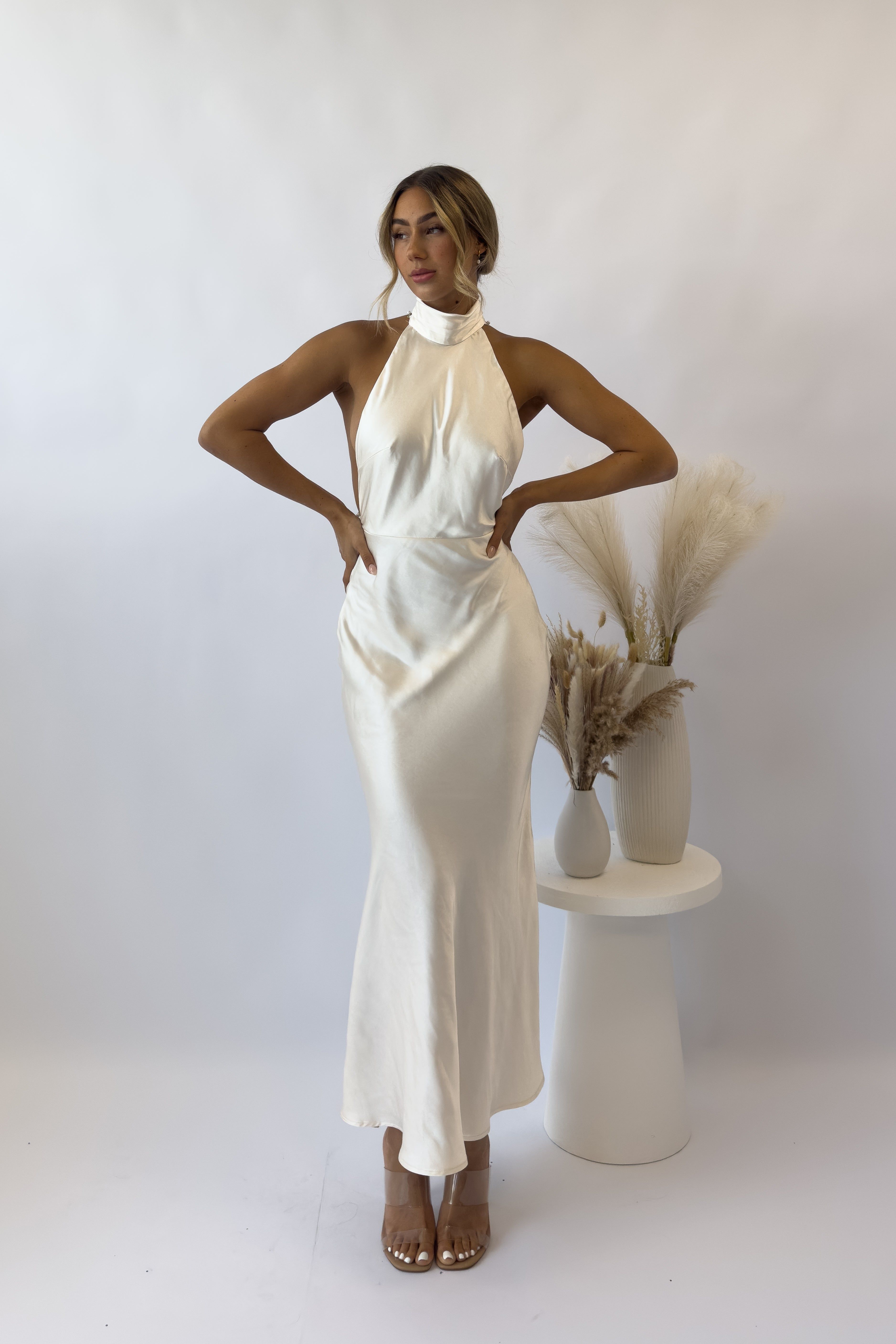 Annabeth Maxi Dress - Oyster sold by Kameli Boutique product image thumbnail 2