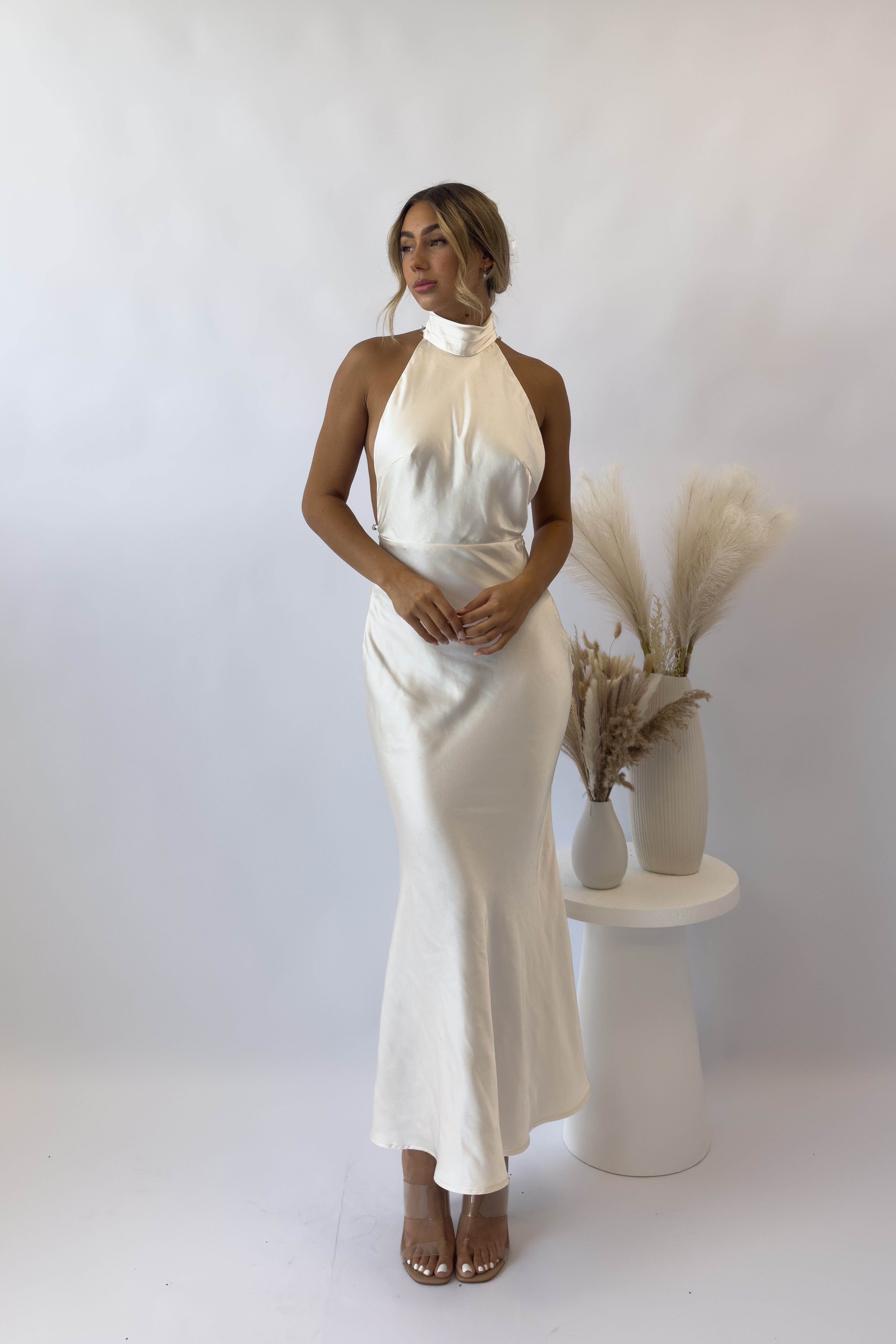 Annabeth Maxi Dress - Oyster sold by Kameli Boutique product image thumbnail 4