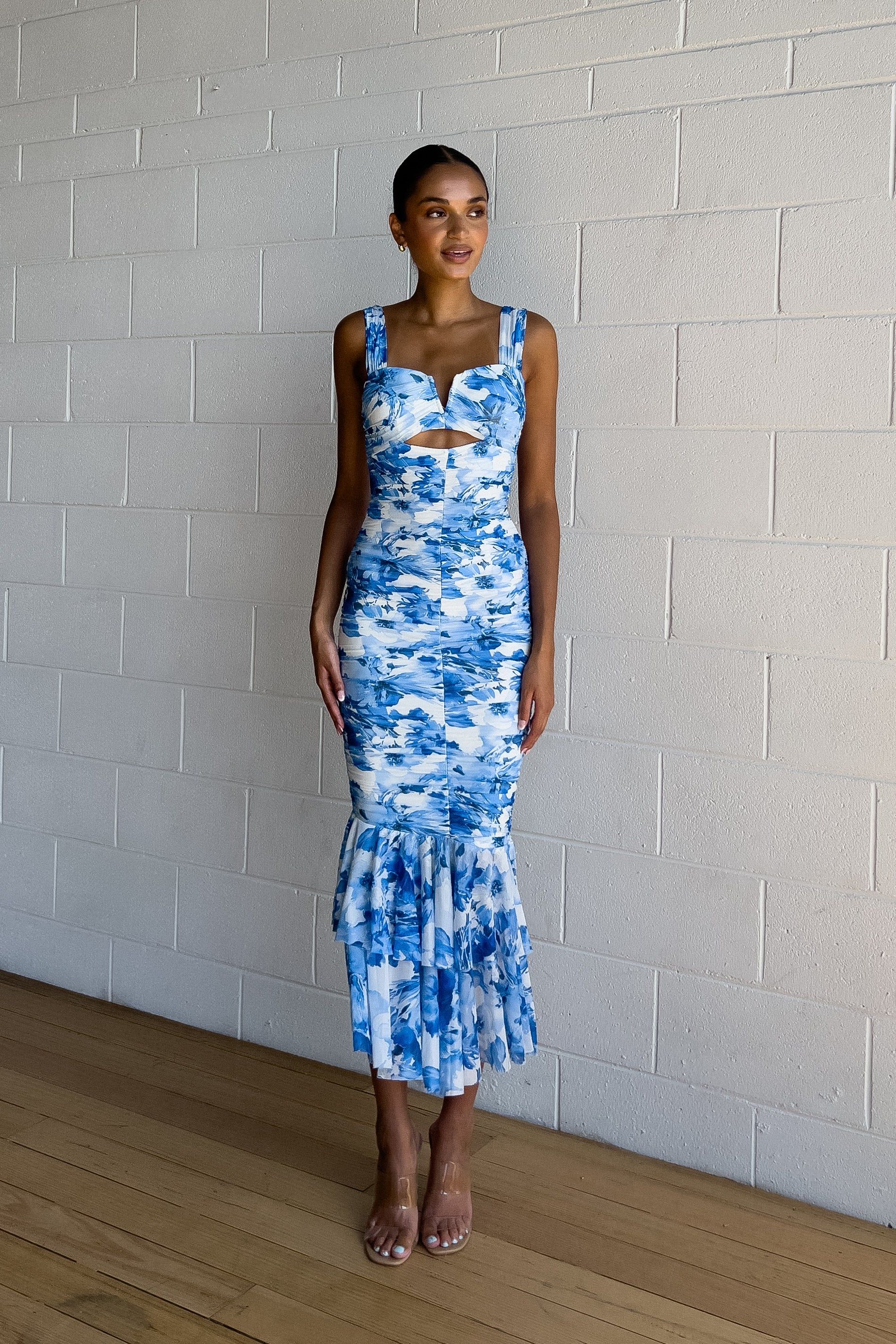 Melissa Floral Midi Dress sold by Kameli Boutique product image thumbnail 2