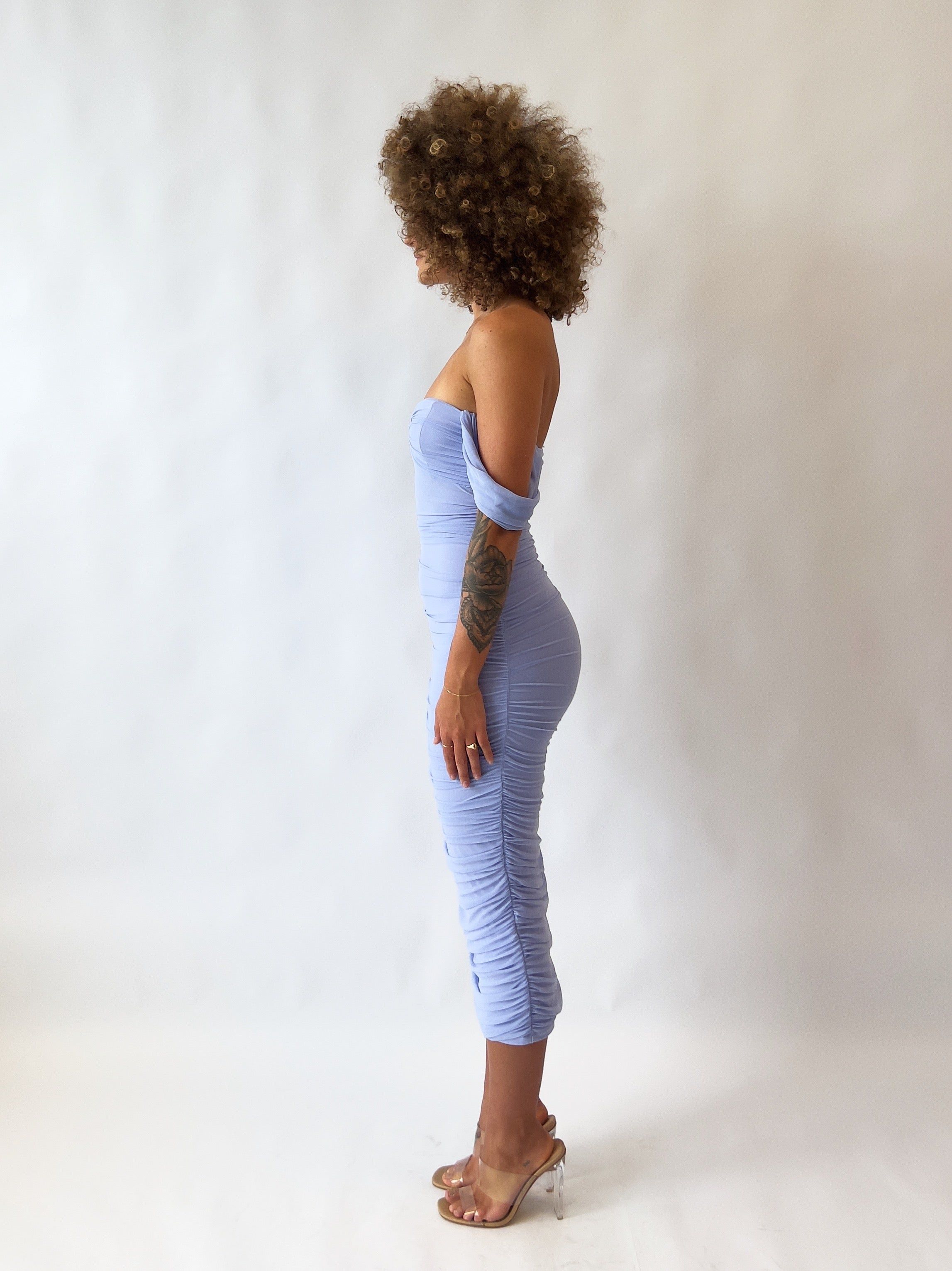 Lilia Midi Dress - Cornflower sold by Kameli Boutique product image thumbnail 3