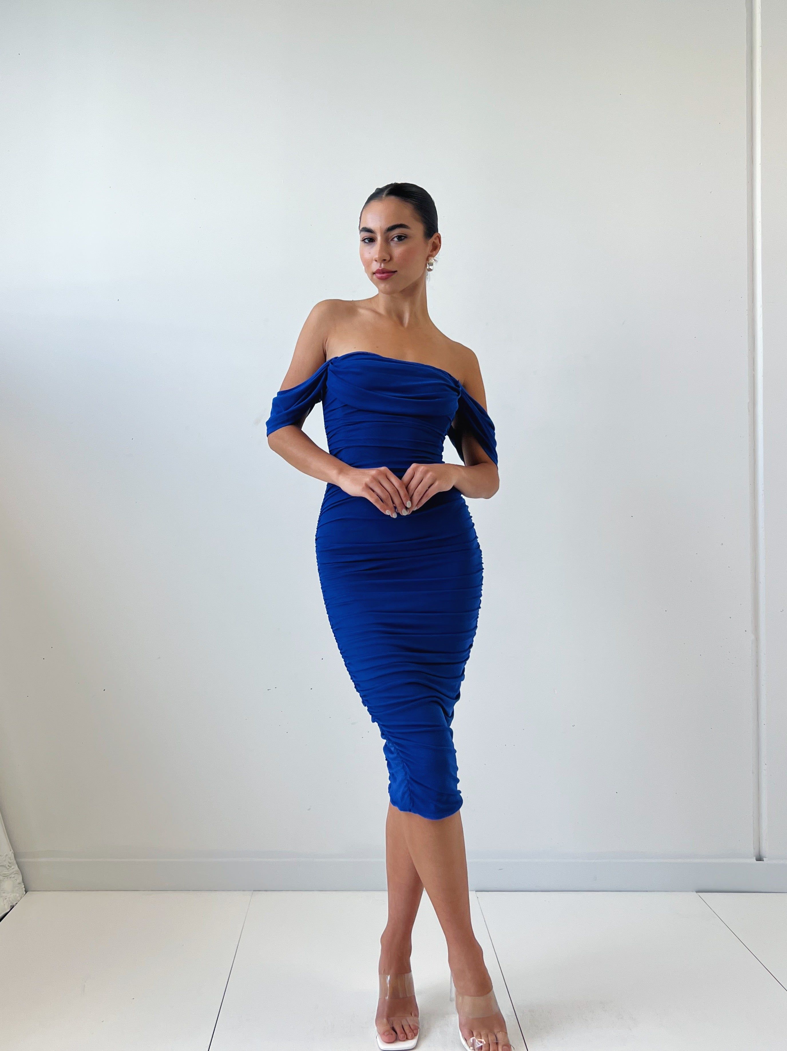 Tilly Midi Dress - Blue sold by Kameli Boutique product image thumbnail 2
