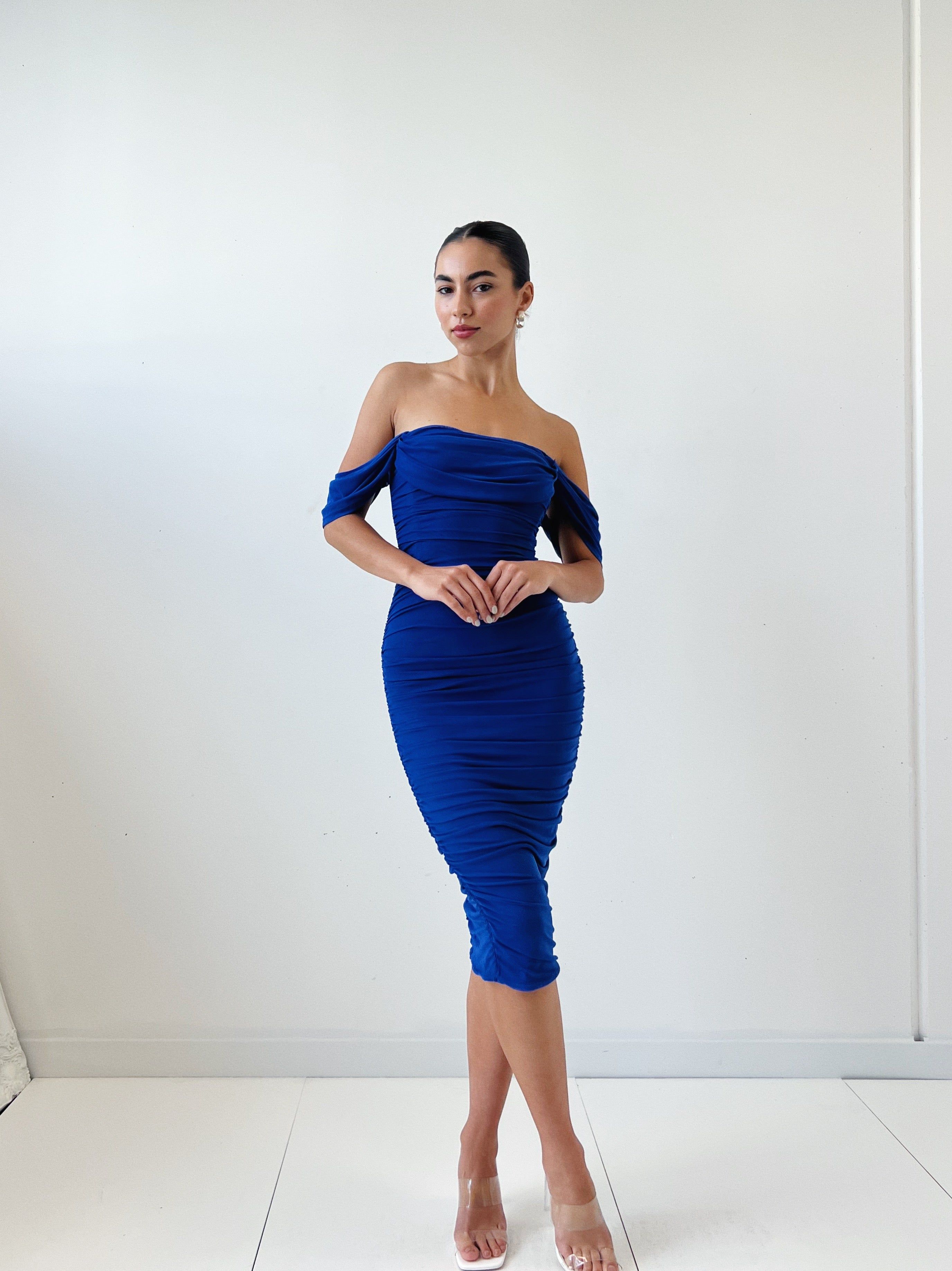 Tilly Midi Dress - Blue sold by Kameli Boutique product image thumbnail 5