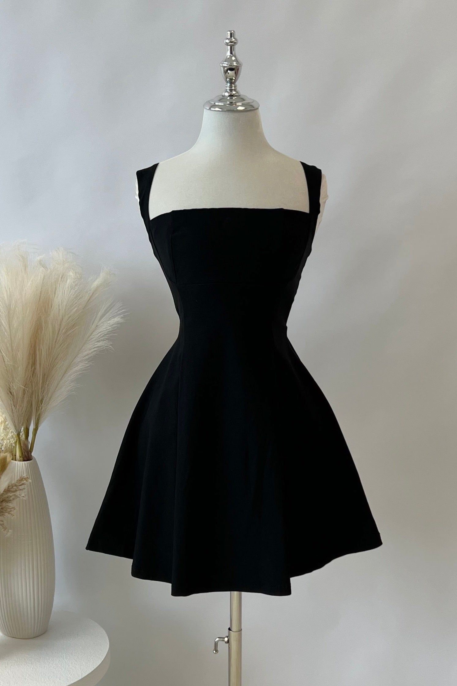 Marlee Mini Dress - Black (PREORDER) sold by Kameli Boutique