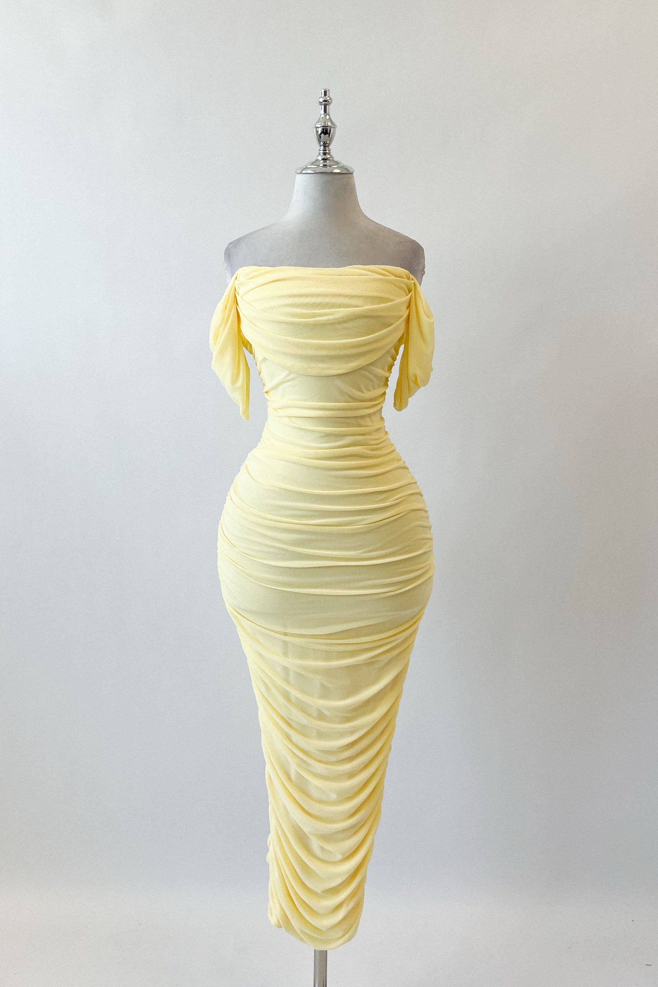 Regan Maxi Dress - Lemon sold by Kameli Boutique product image thumbnail 3