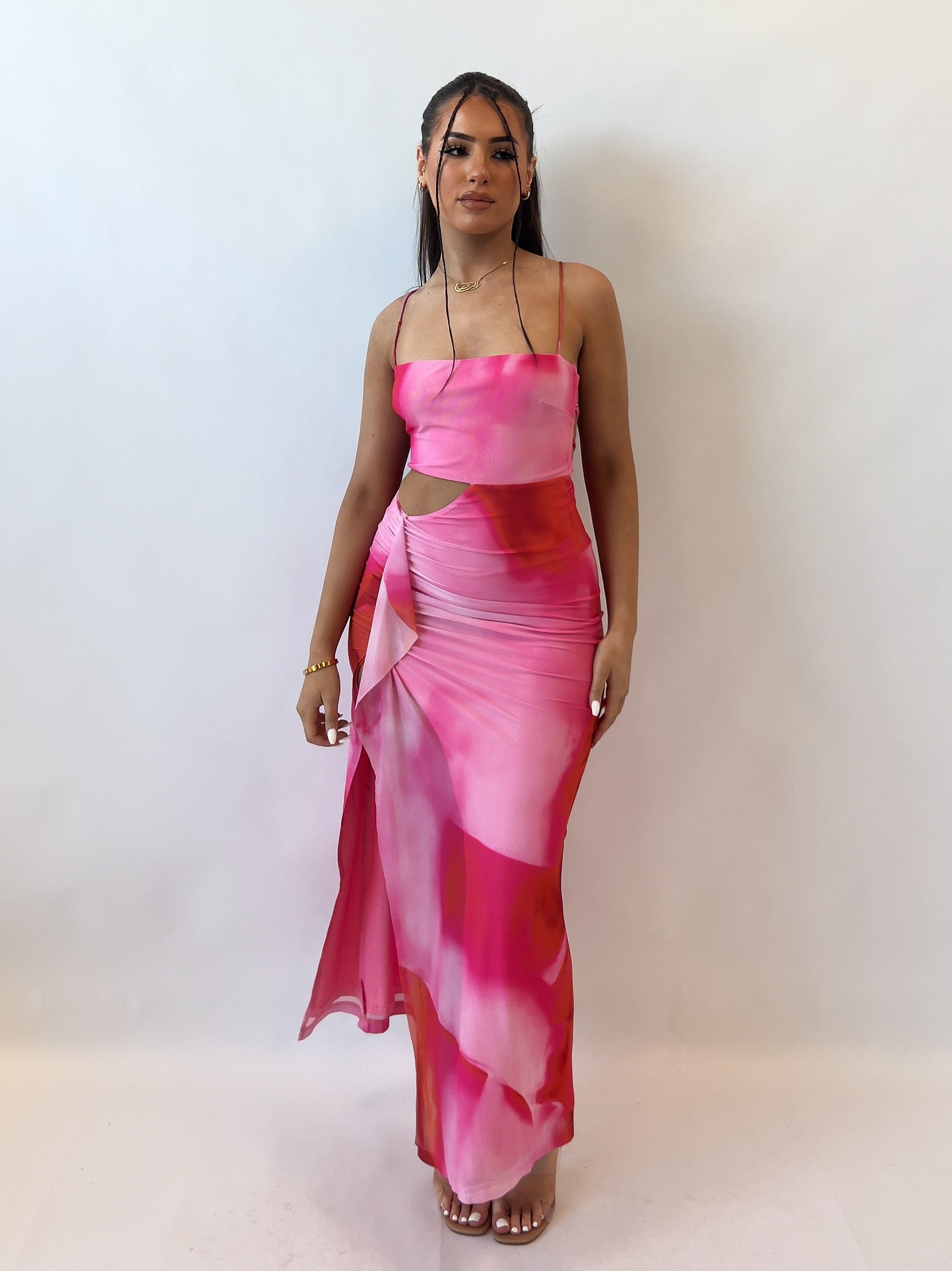 Everlee Midi Dress - Pink sold by Kameli Boutique product image thumbnail 2