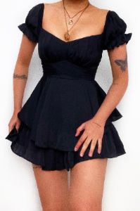 Auffie Playsuit - Black sold by Kameli Boutique