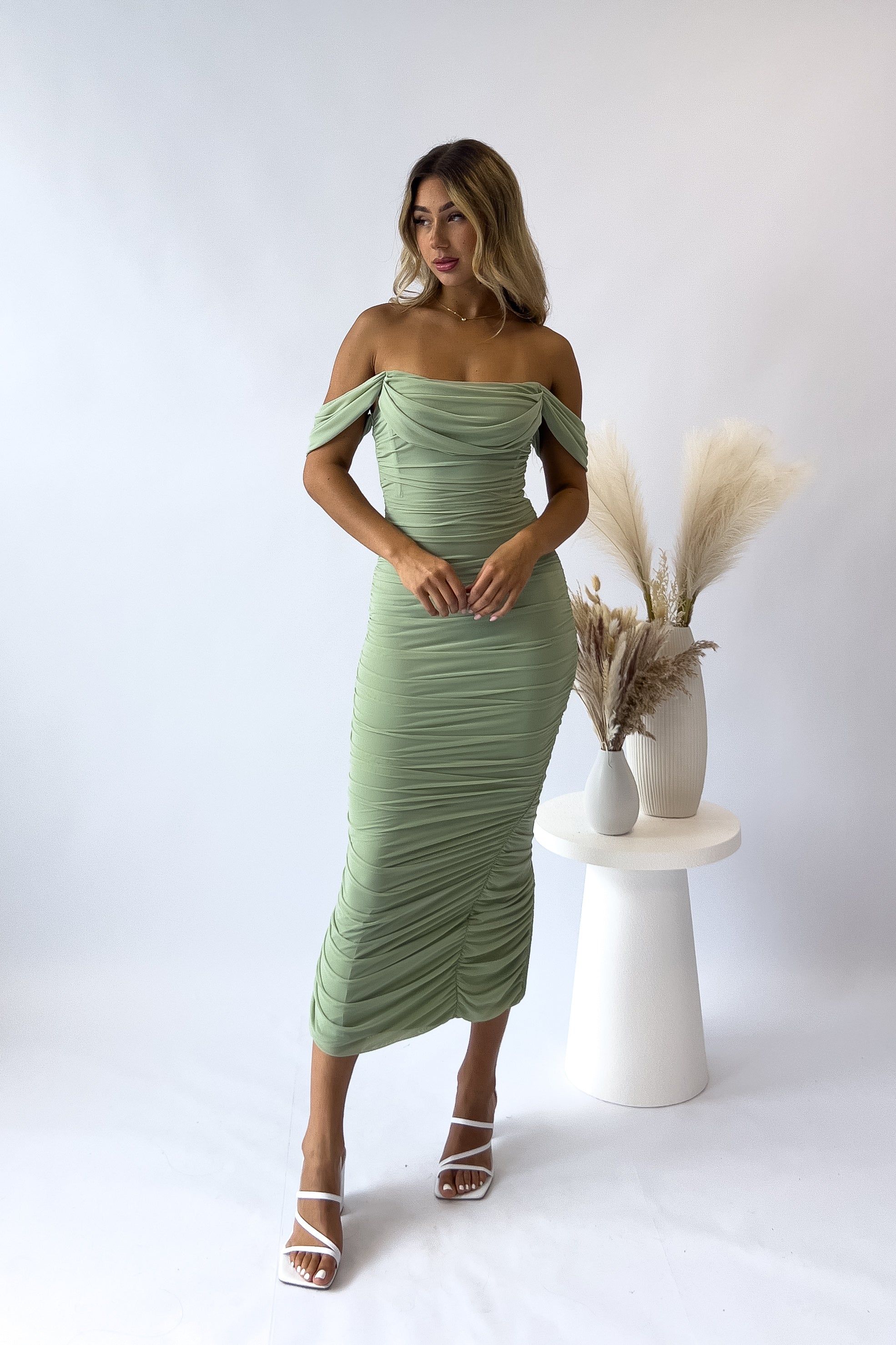 Regan Maxi Dress - Sage sold by Kameli Boutique product image thumbnail 2