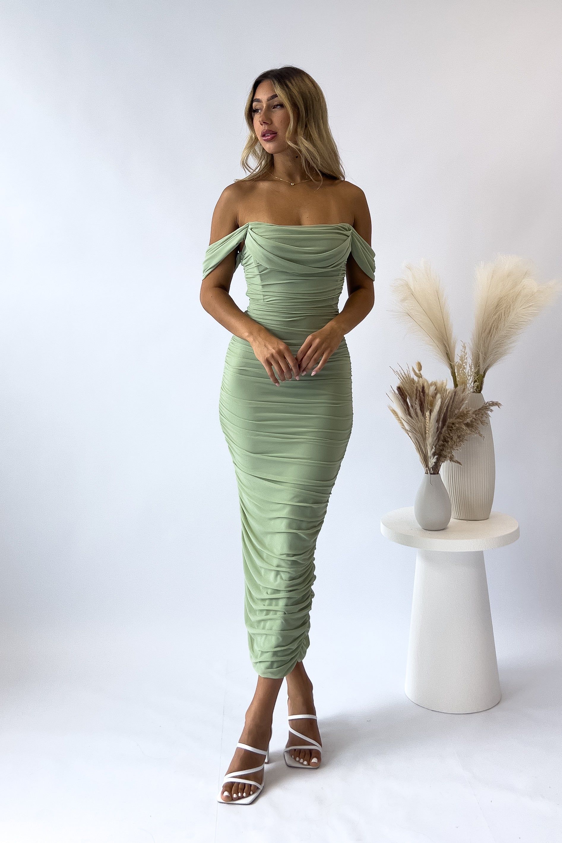 Regan Maxi Dress - Sage sold by Kameli Boutique product image thumbnail 3