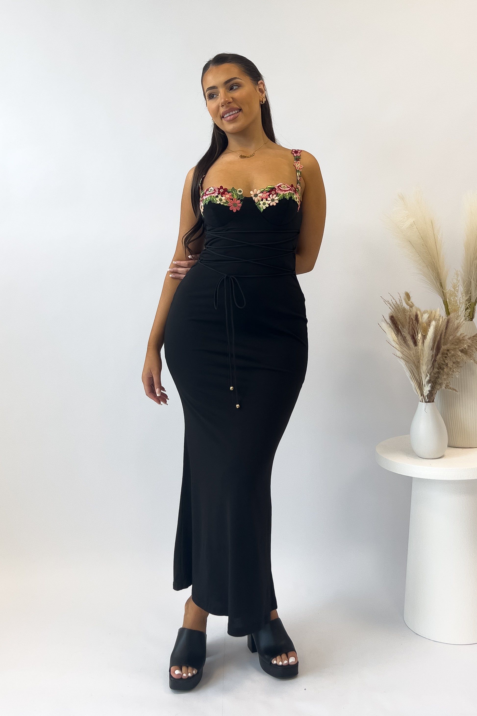 Euphrasia Maxi Dress - Black sold by Kameli Boutique product image thumbnail 2