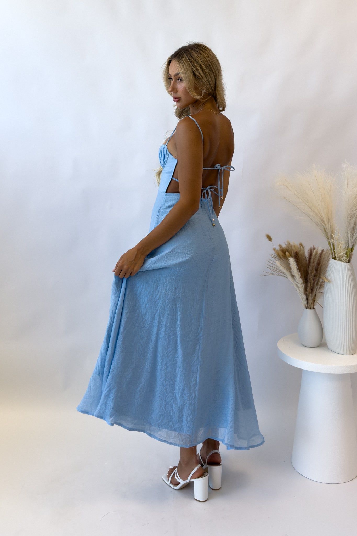 Jessica Maxi Dress - Blue sold by Kameli Boutique product image thumbnail 5