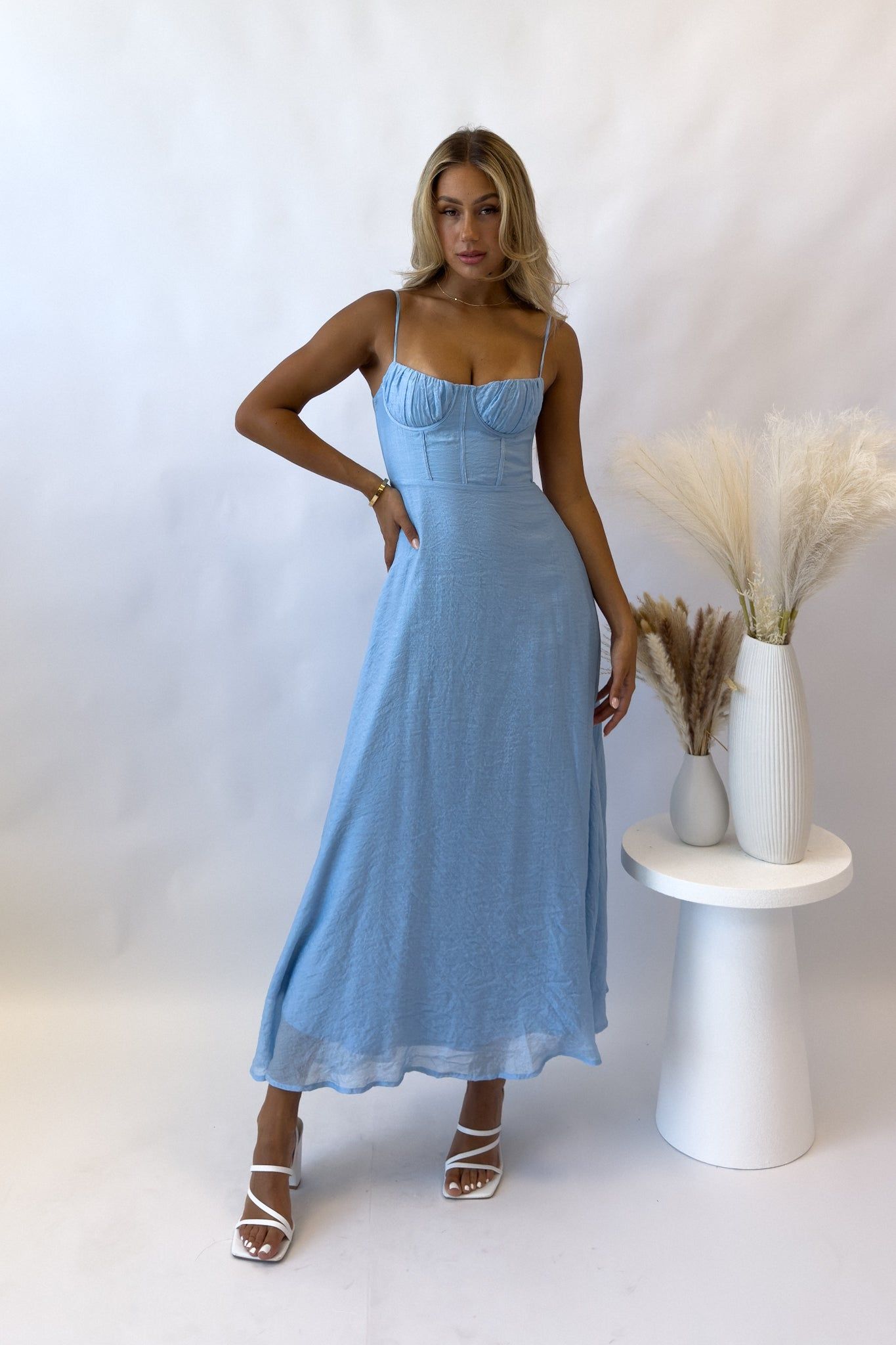 Jessica Maxi Dress - Blue sold by Kameli Boutique product image thumbnail 4