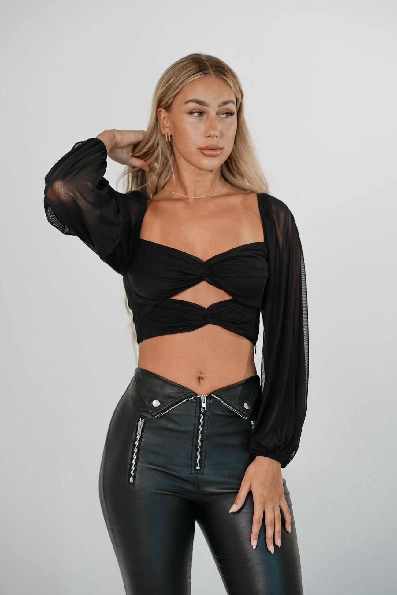 Natalie Crop Top sold by Kameli Boutique