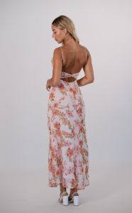 Kylie Floral Midi Dress sold by Kameli Boutique