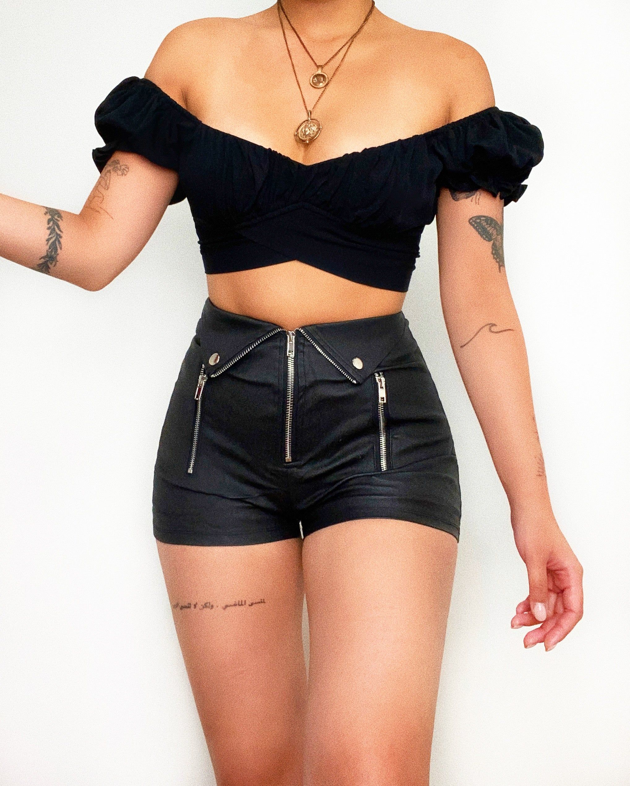 Otto Crop Top - Black sold by Kameli Boutique product image thumbnail 4