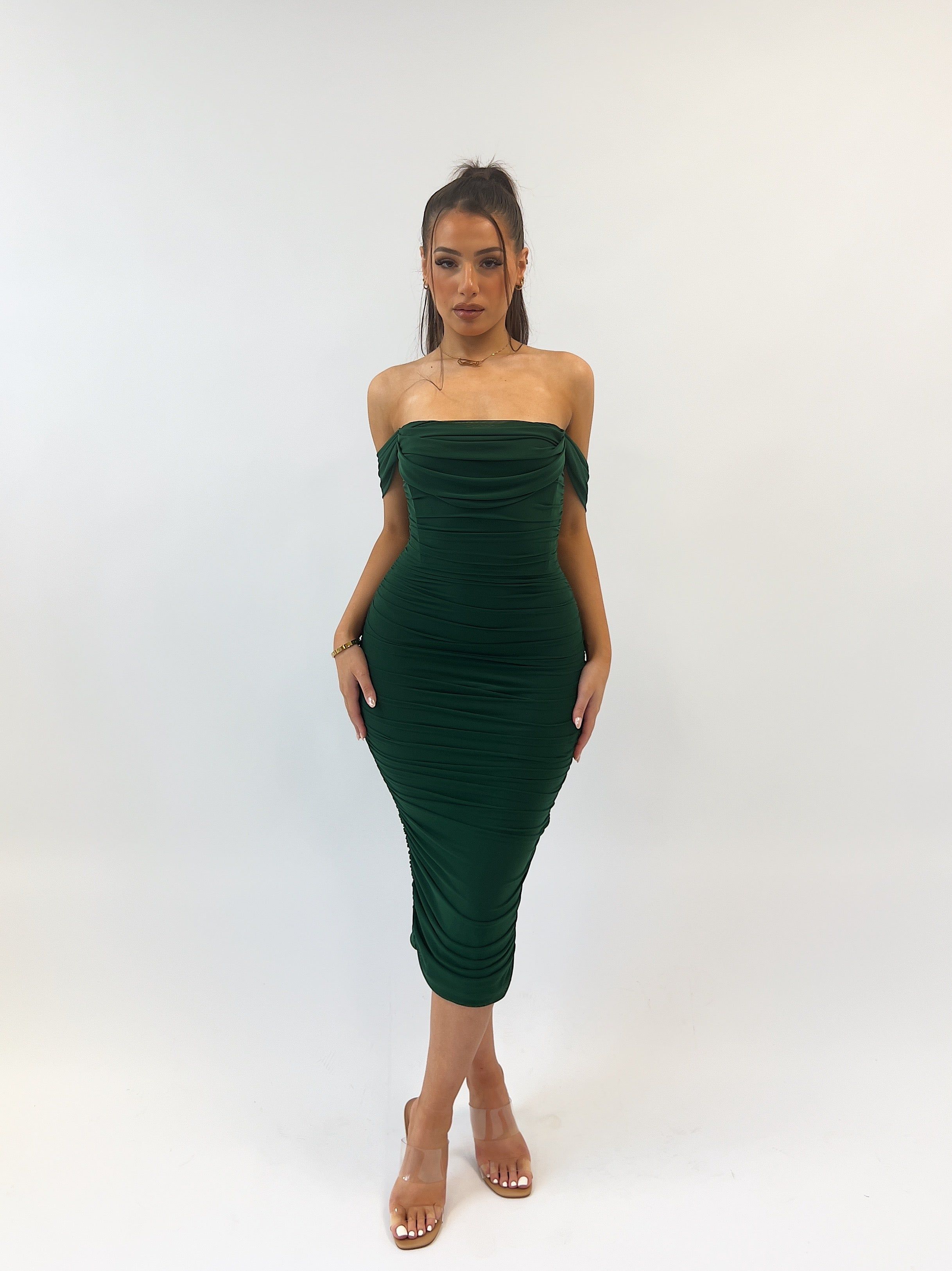 Tilly Midi Dress - Green sold by Kameli Boutique product image thumbnail 4