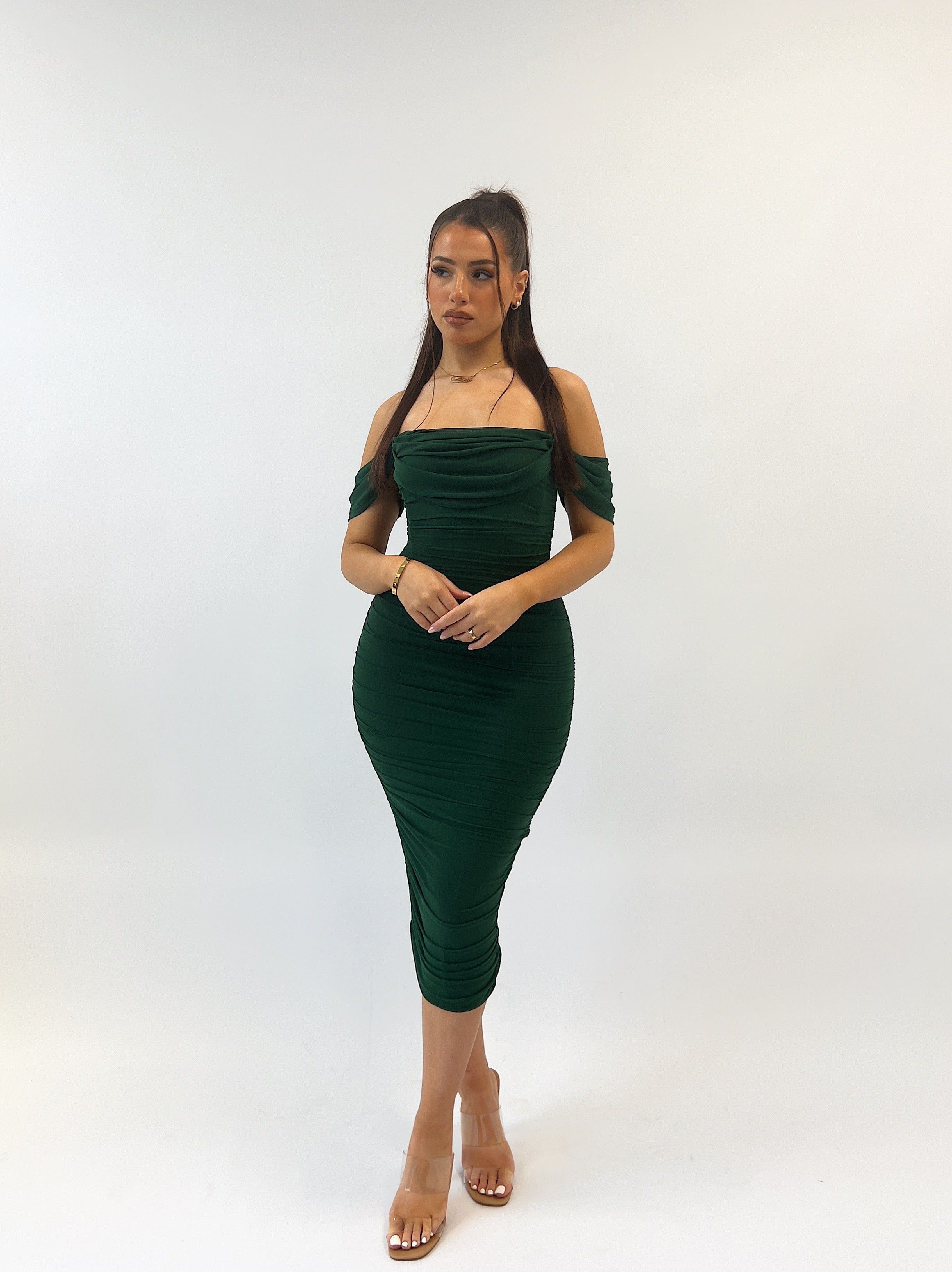 Tilly Midi Dress - Green sold by Kameli Boutique product image thumbnail 5