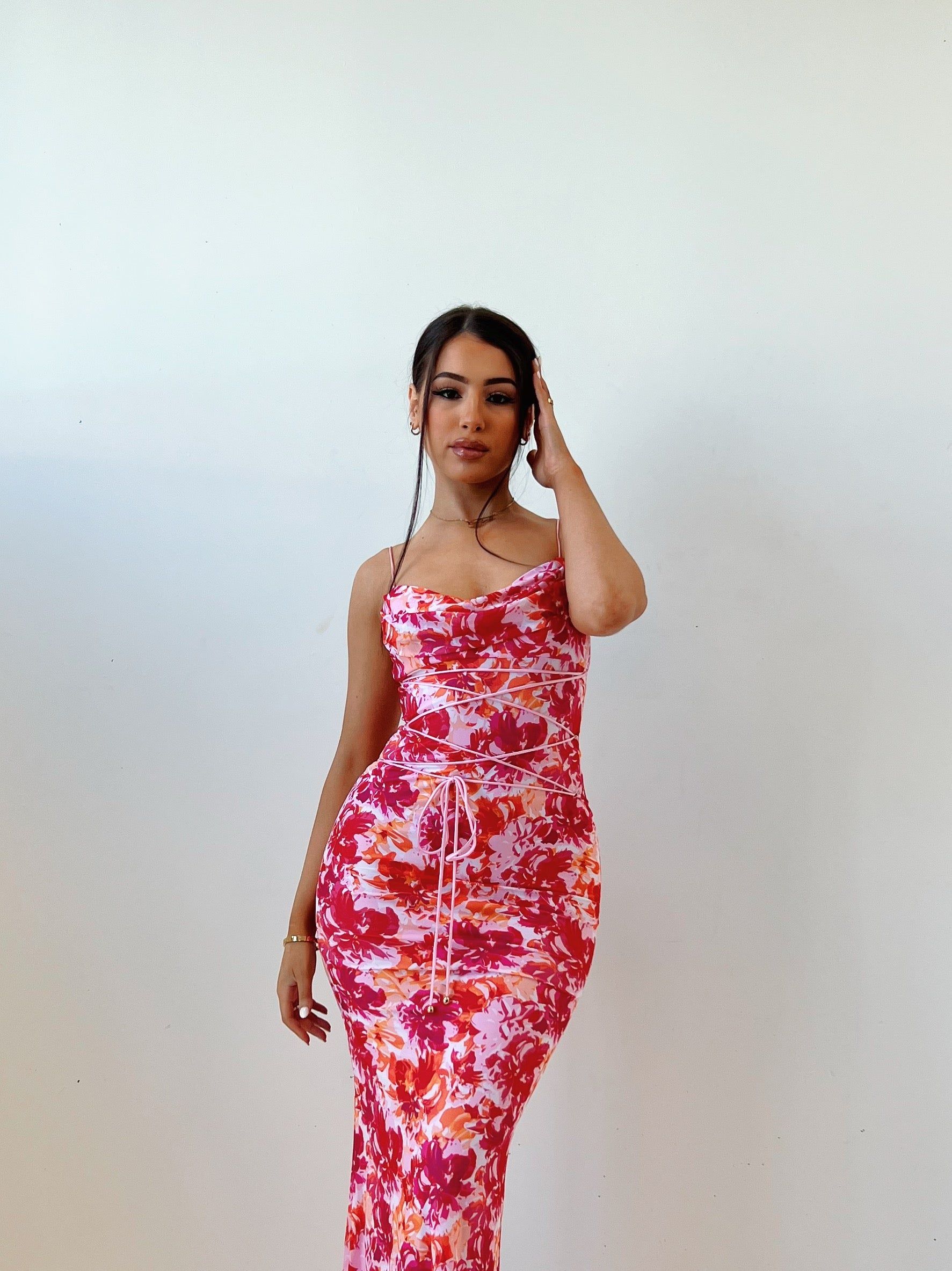 Blossom Maxi Dress - Pink sold by Kameli Boutique product image thumbnail 3