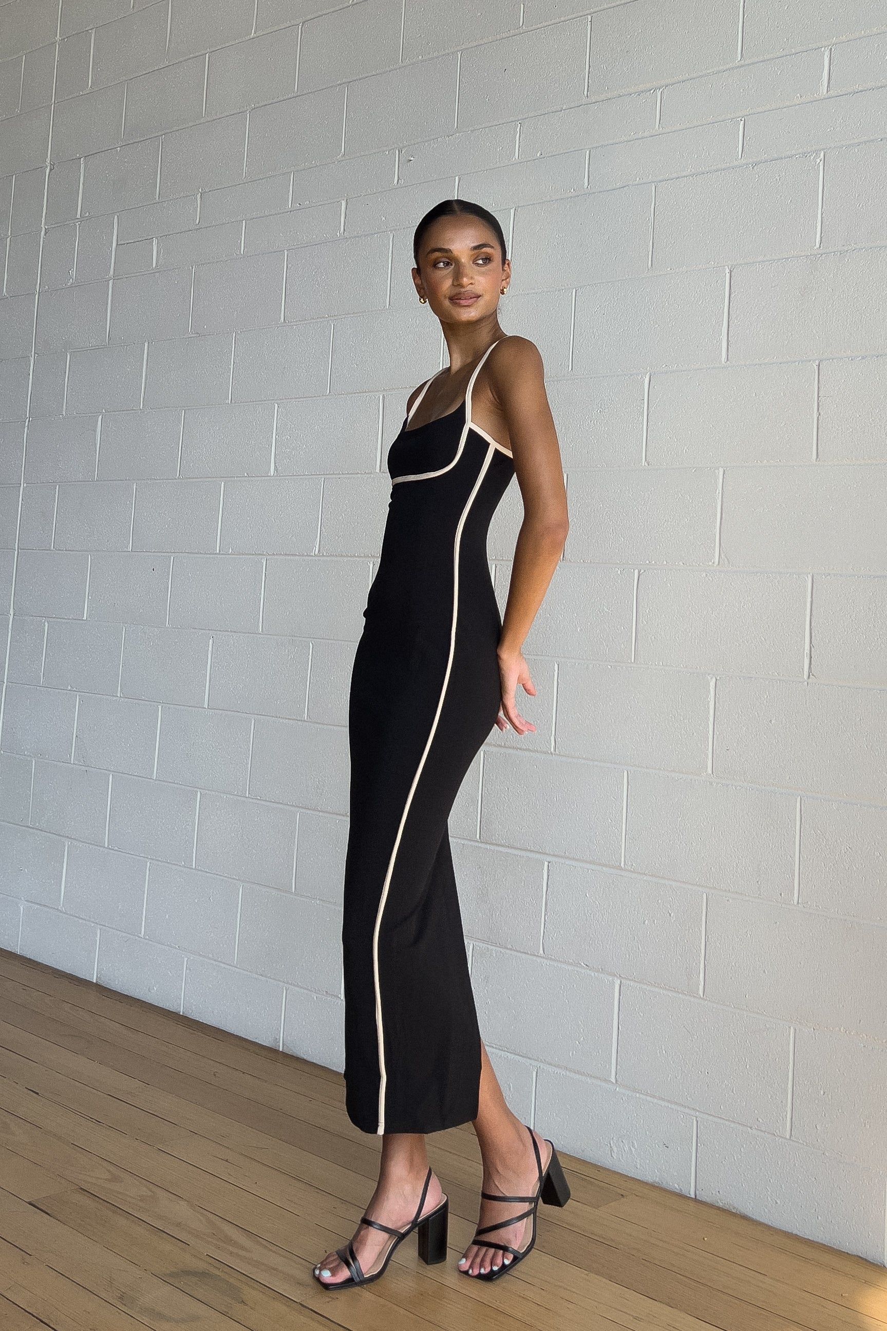 Kienna Midi Dress - Black sold by Kameli Boutique product image thumbnail 4