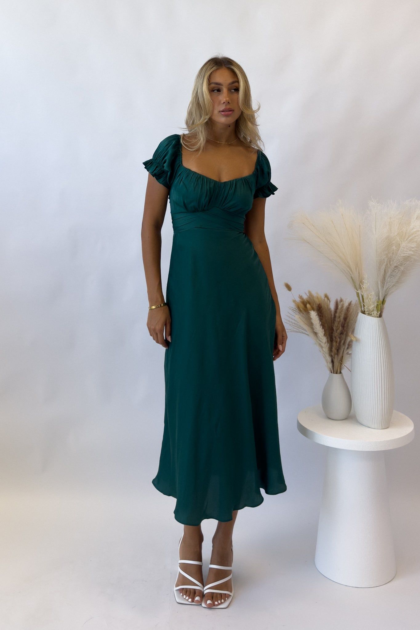 Ellison Midi Dress - Green sold by Kameli Boutique product image thumbnail 5