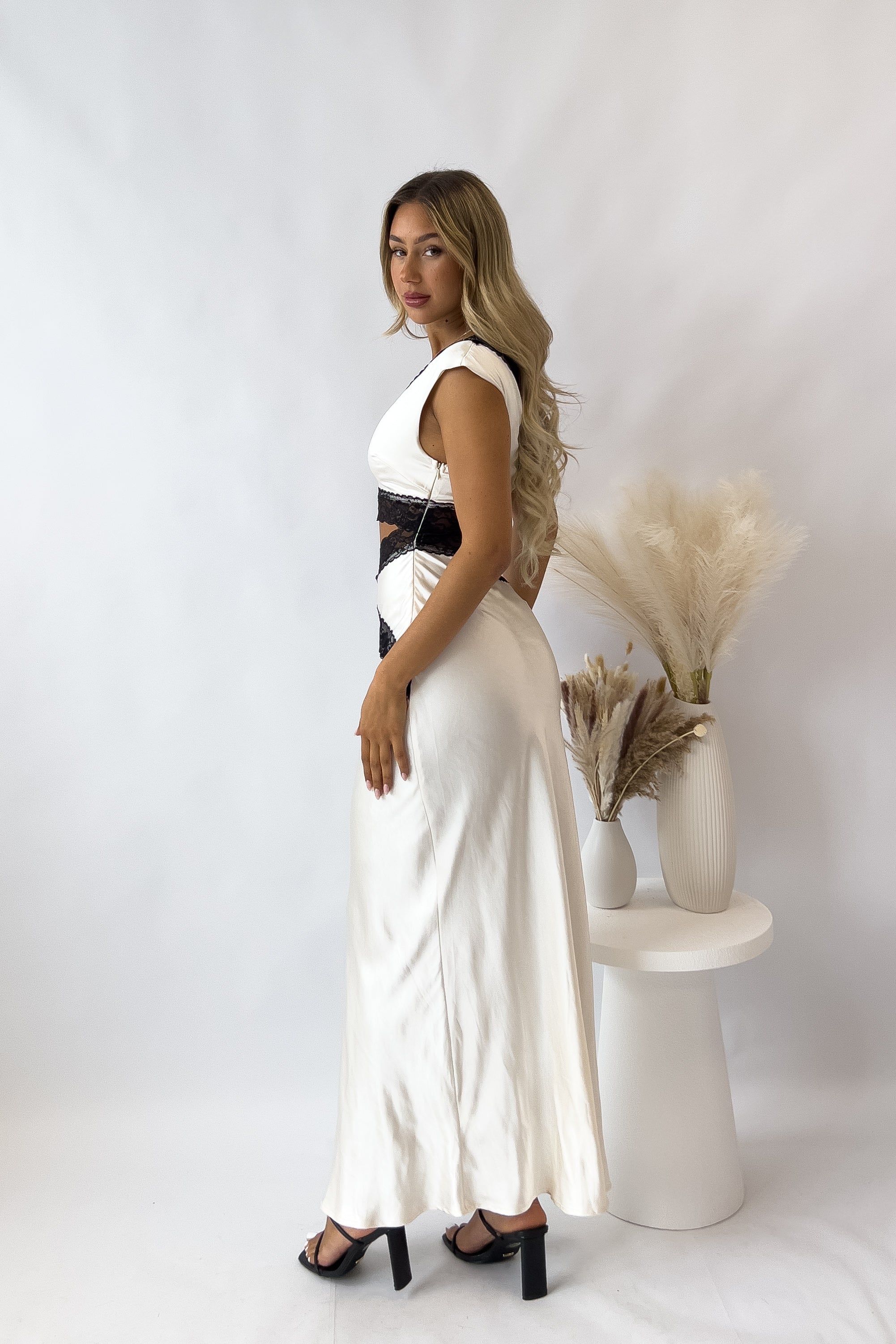 Evelyn Maxi Dress - Champagne sold by Kameli Boutique product image thumbnail 5