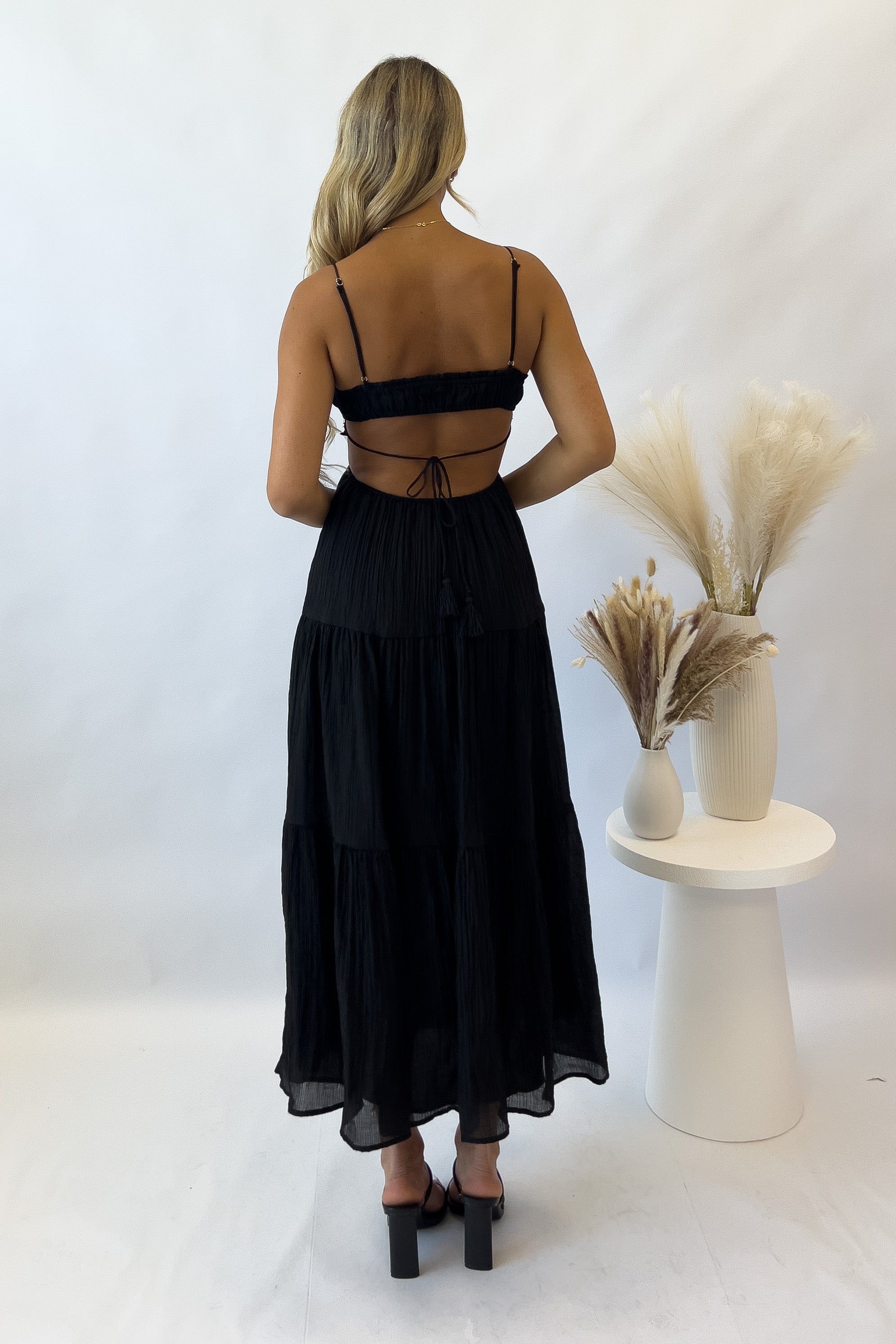 Rochelle Midi Dress - black sold by Kameli Boutique product image thumbnail 5