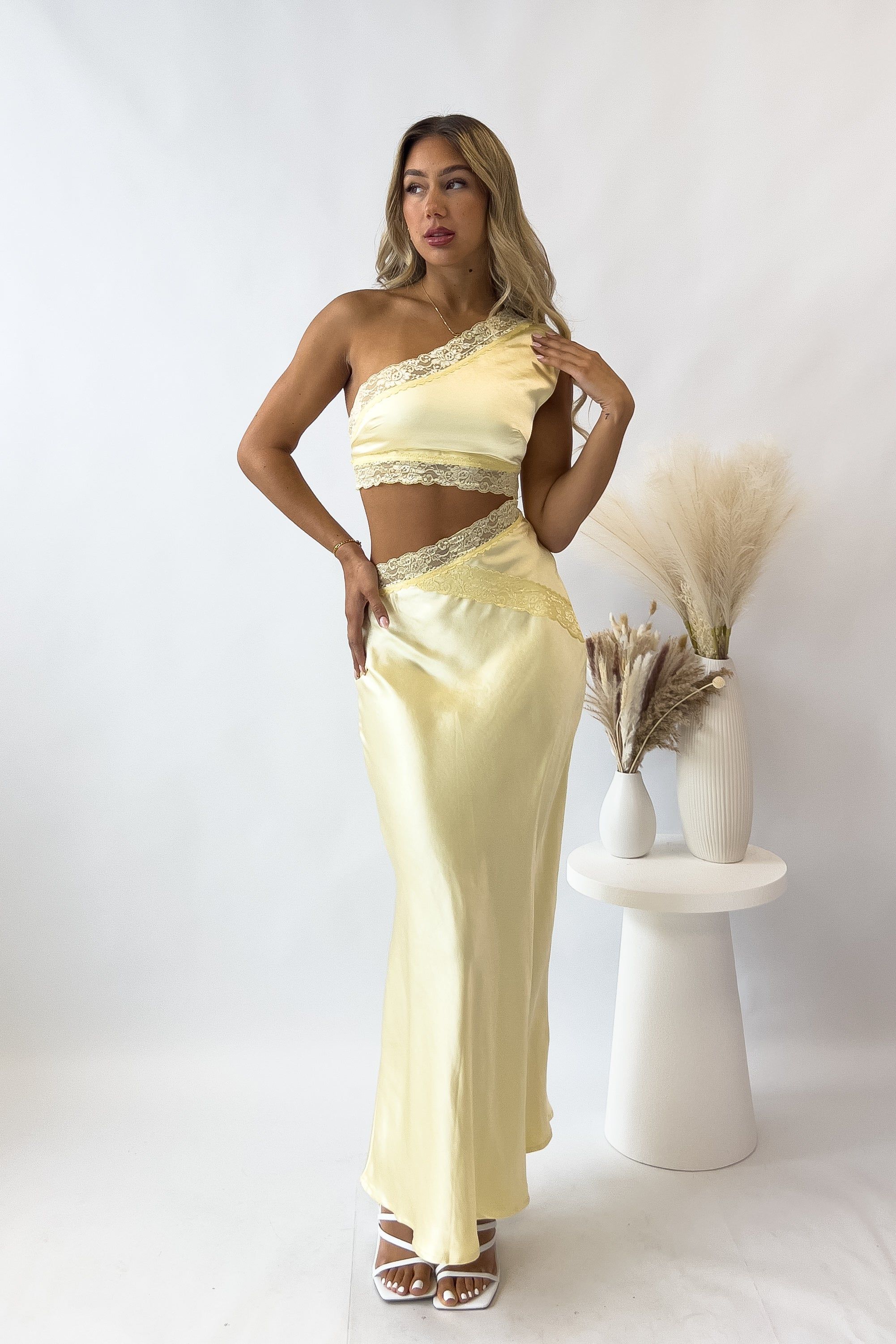 Evelyn Maxi Dress - Butter sold by Kameli Boutique product image thumbnail 2