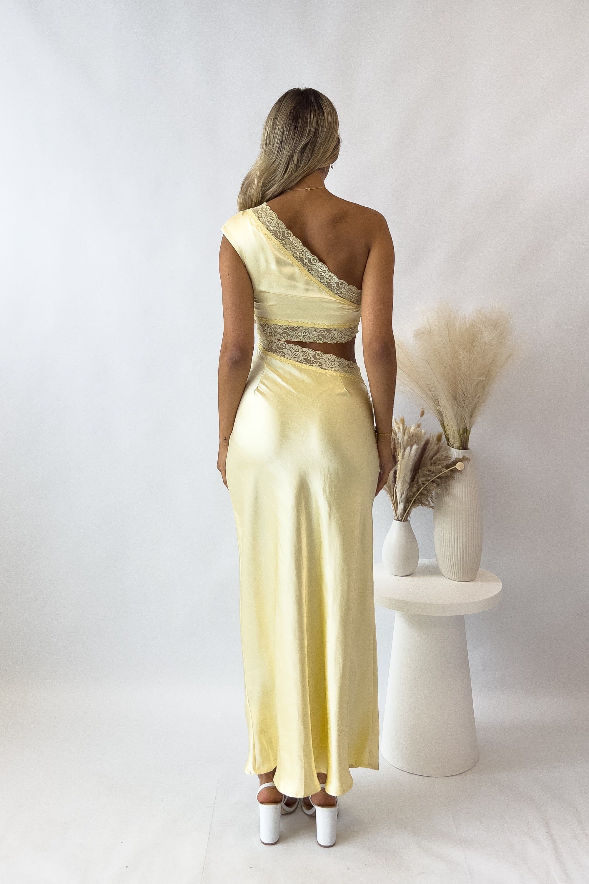 Evelyn Maxi Dress - Butter sold by Kameli Boutique product image thumbnail 4