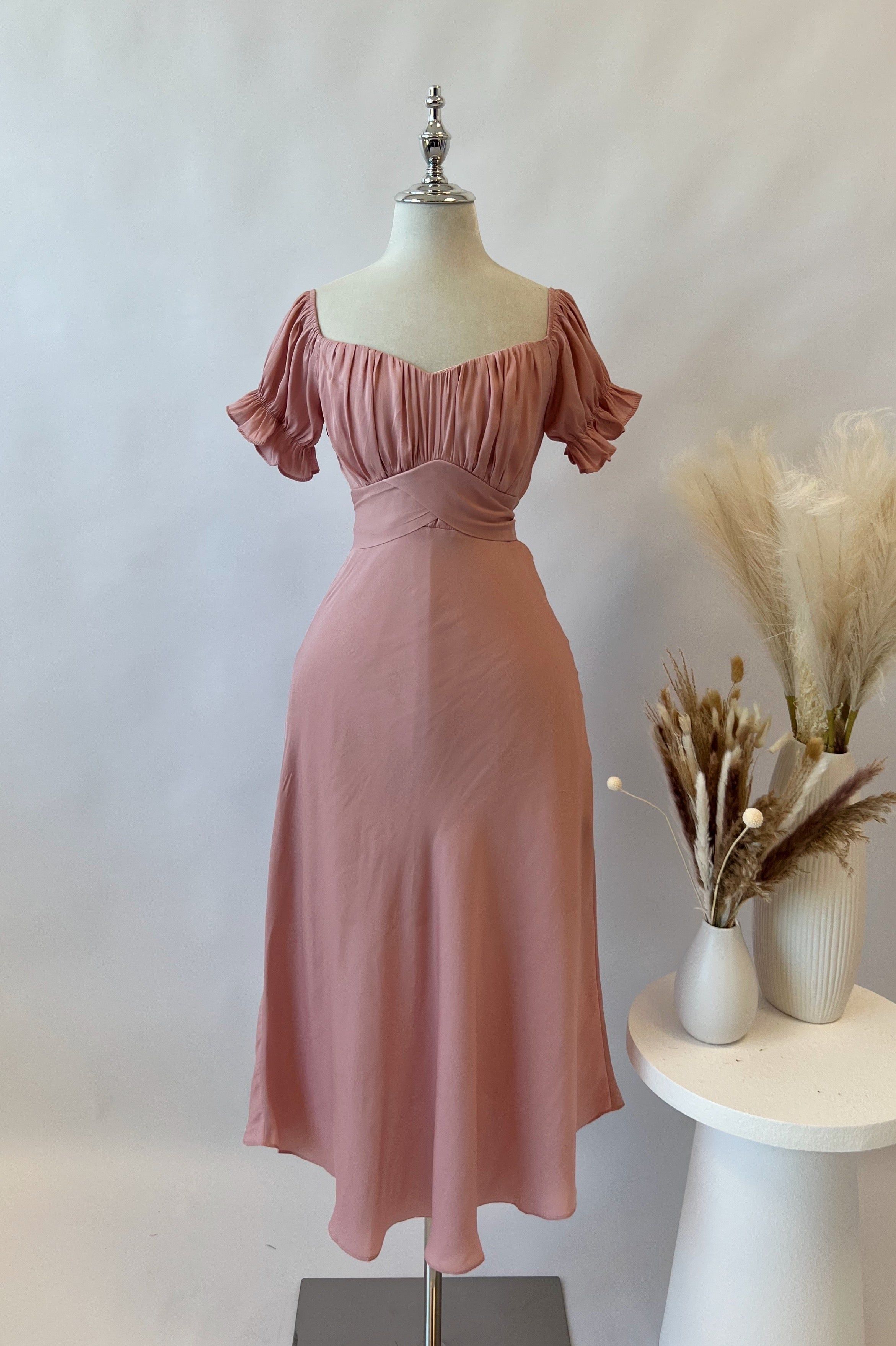 Ellison Midi Dress - Blush sold by Kameli Boutique product image thumbnail 2